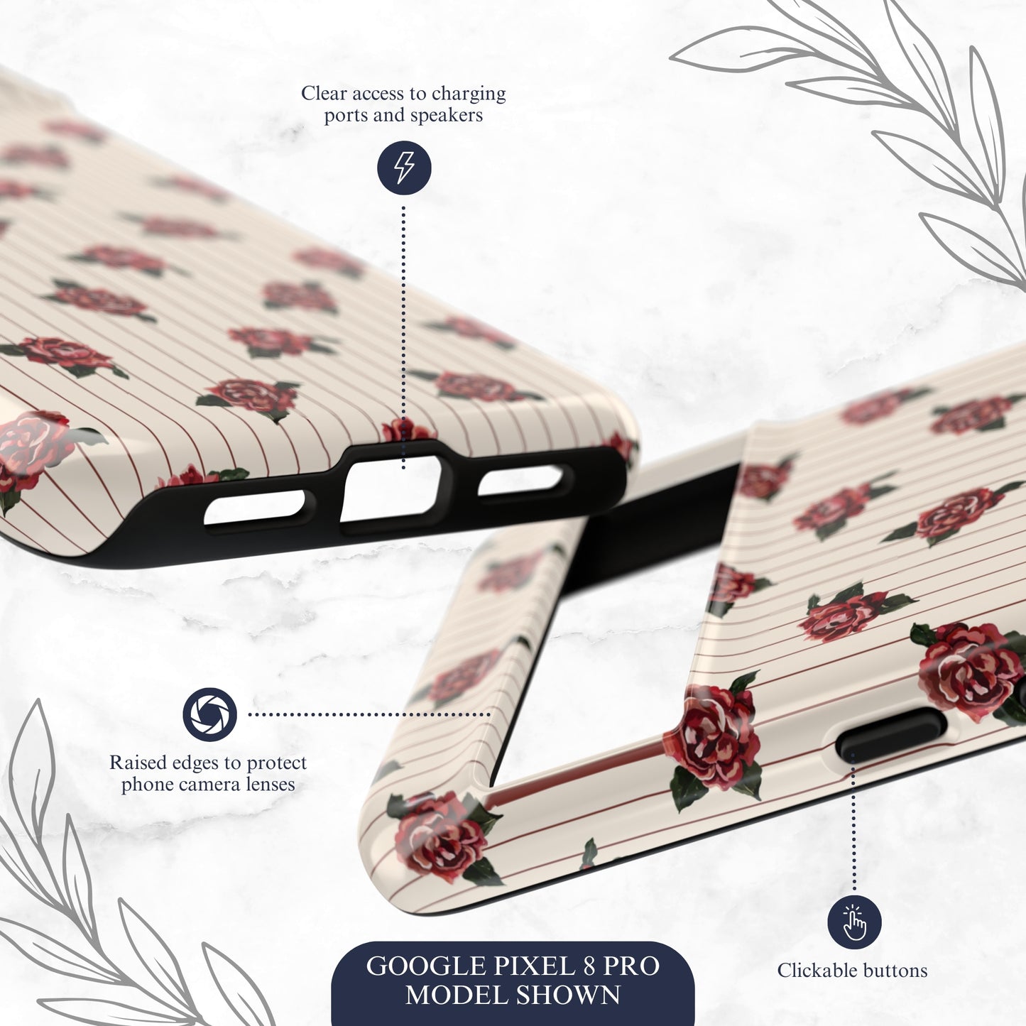 Afternoon Affair - Google Pixel Case Phone Case-aesthetic phone case-shockproof phone case-cute phone case-designer phone case-elegant phone case-luxury phone case-phone accessories-fashion accessory