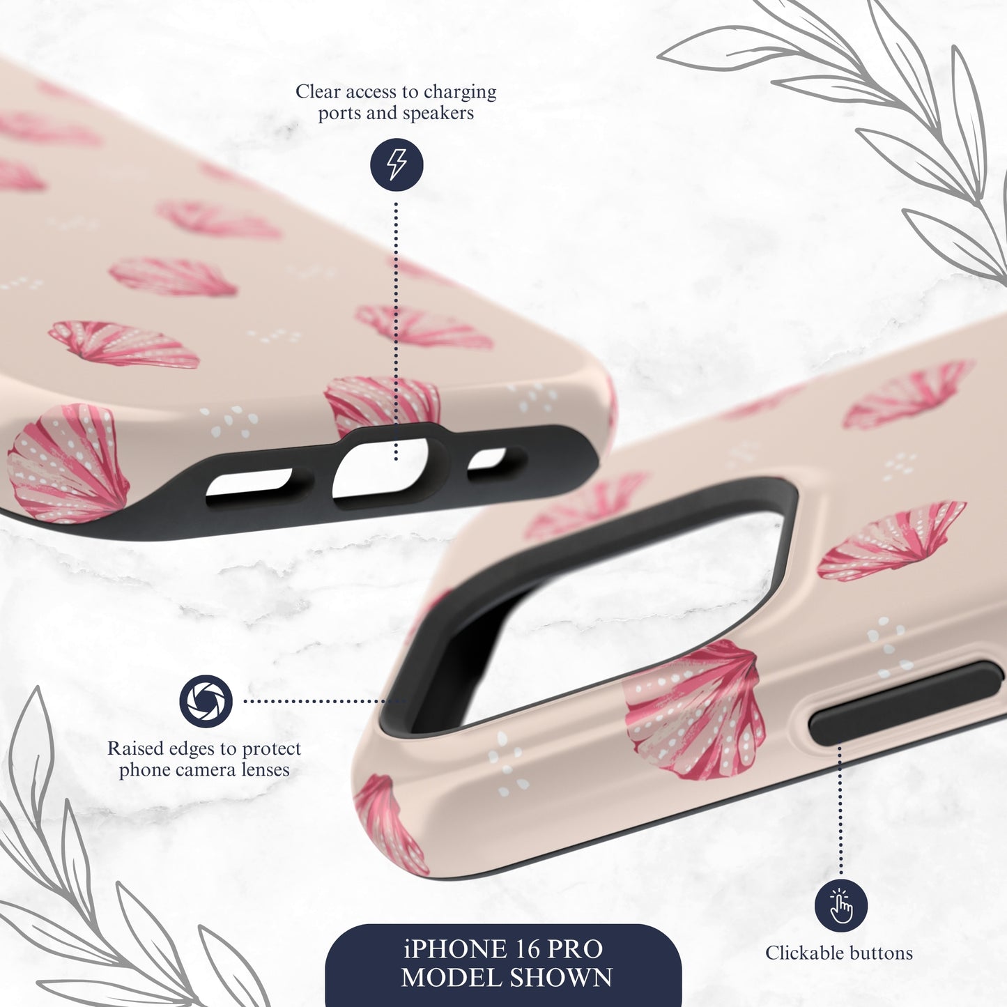 Coastal Vacation - Magsafe iPhone Case Phone Case-aesthetic phone case-shockproof phone case-cute phone case-designer phone case-elegant phone case-luxury phone case-phone accessories-fashion accessory