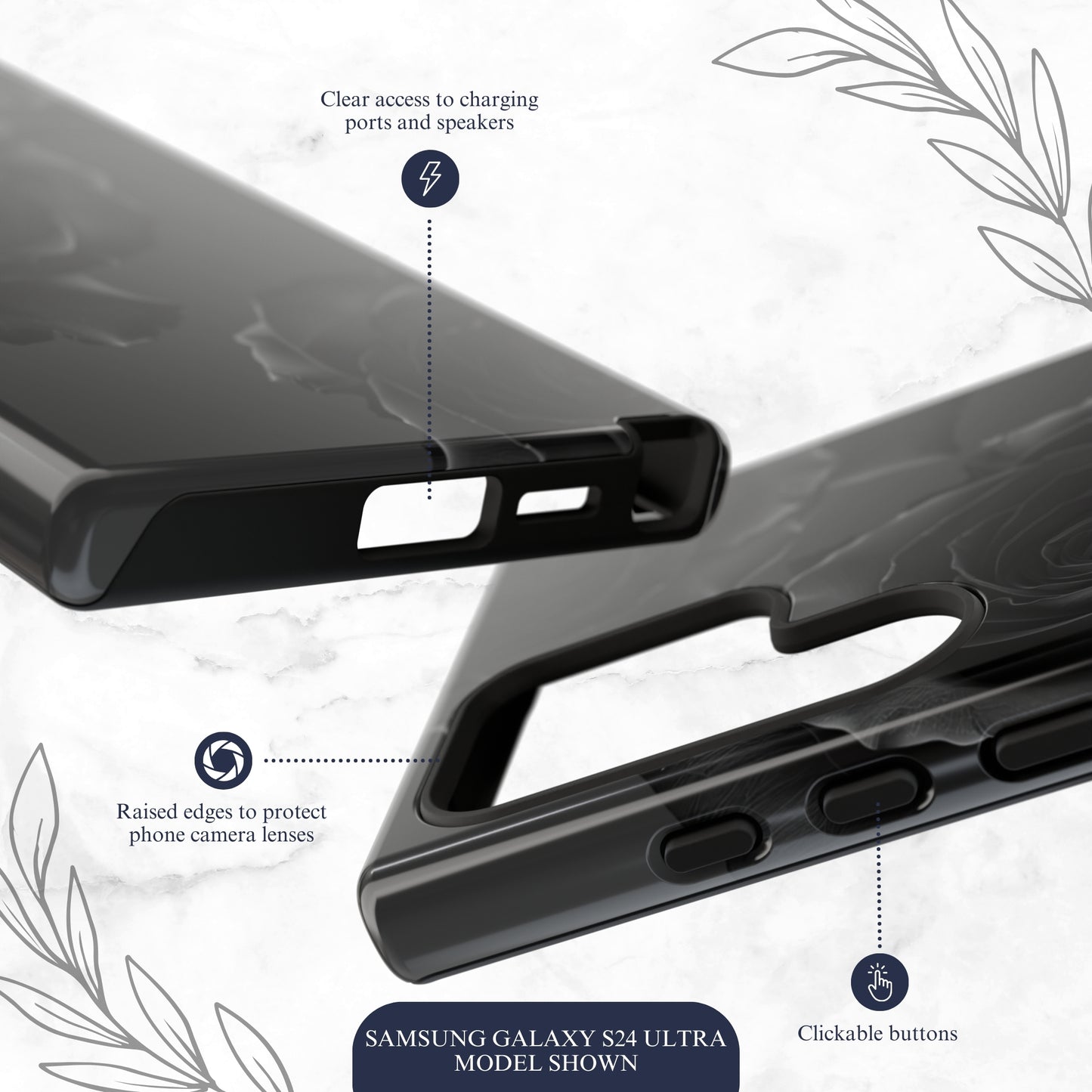 Dark Mystery - Samsung Galaxy Case Phone Case-aesthetic phone case-shockproof phone case-cute phone case-designer phone case-elegant phone case-luxury phone case-phone accessories-fashion accessory