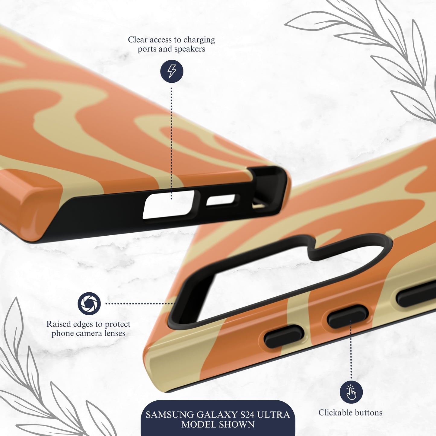 Marmalade Mellow - Samsung Galaxy Case Phone Case-aesthetic phone case-shockproof phone case-cute phone case-designer phone case-elegant phone case-luxury phone case-phone accessories-fashion accessory