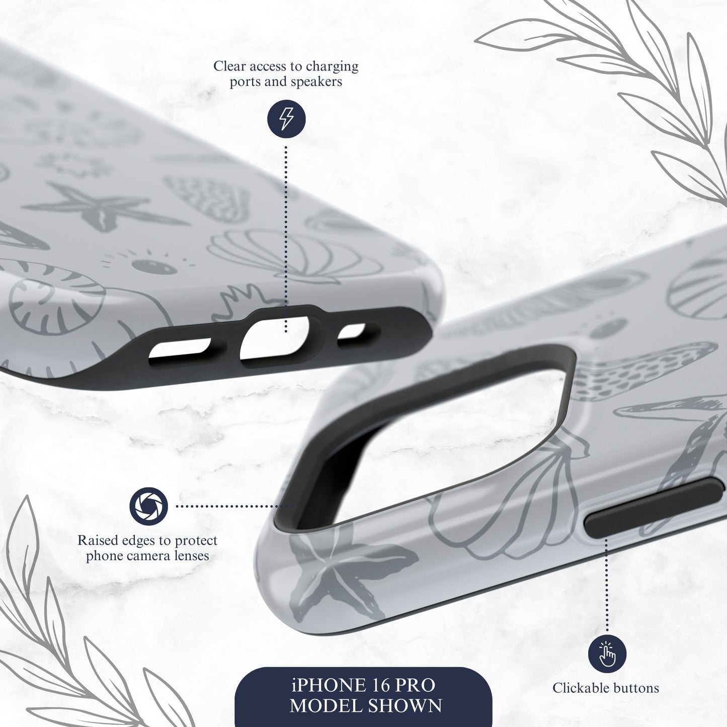 Washed Away - Magsafe iPhone Case Phone Case-aesthetic phone case-shockproof phone case-cute phone case-designer phone case-elegant phone case-luxury phone case-phone accessories-fashion accessory