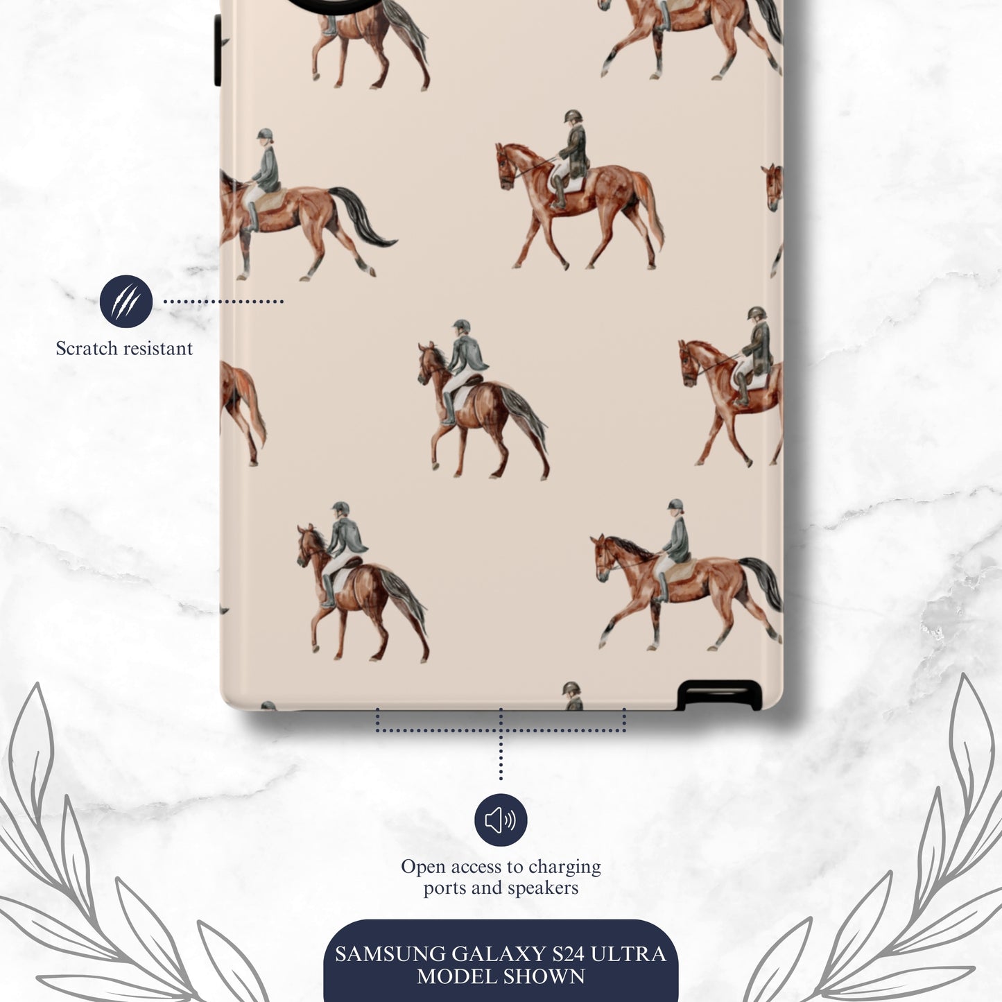 Graceful Gallop - Samsung Galaxy Case Phone Case-aesthetic phone case-shockproof phone case-cute phone case-designer phone case-elegant phone case-luxury phone case-phone accessories-fashion accessory