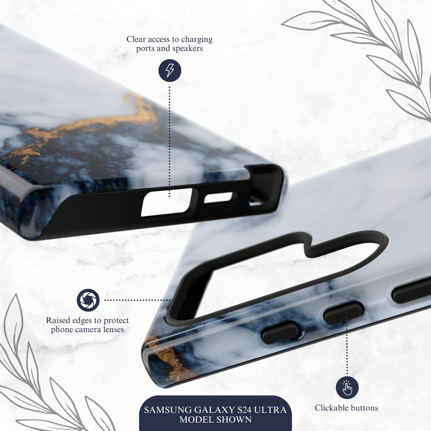 Azure Alloy - Samsung Galaxy Case Phone Case-aesthetic phone case-shockproof phone case-cute phone case-designer phone case-elegant phone case-luxury phone case-phone accessories-fashion accessory