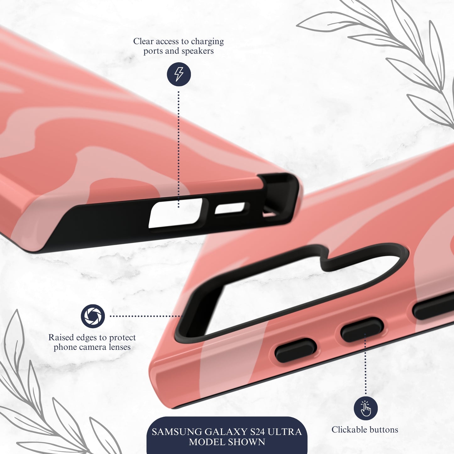 Lover's Kiss - Samsung Galaxy Case Phone Case-aesthetic phone case-shockproof phone case-cute phone case-designer phone case-elegant phone case-luxury phone case-phone accessories-fashion accessory