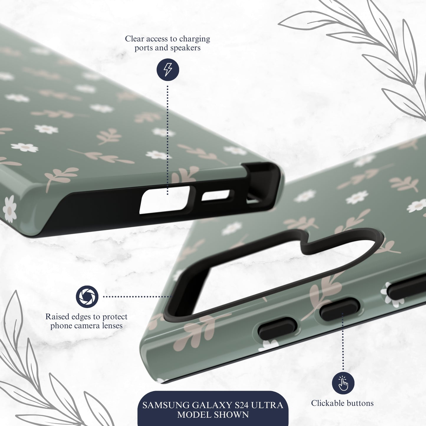 Sage - Samsung Galaxy Case Phone Case-aesthetic phone case-shockproof phone case-cute phone case-designer phone case-elegant phone case-luxury phone case-phone accessories-fashion accessory