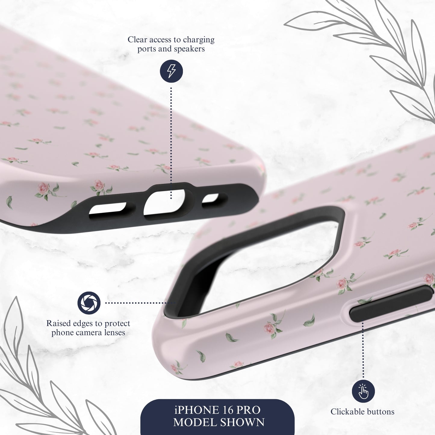 Gentle Touch - Magsafe iPhone Case Phone Case-aesthetic phone case-shockproof phone case-cute phone case-designer phone case-elegant phone case-luxury phone case-phone accessories-fashion accessory