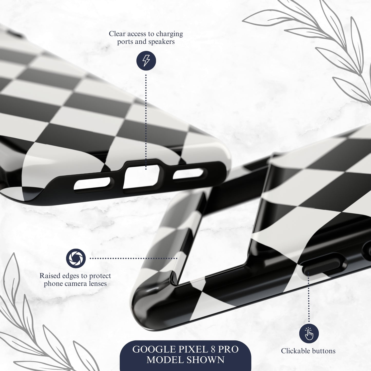 High Society - Google Pixel Case Phone Case-aesthetic phone case-shockproof phone case-cute phone case-designer phone case-elegant phone case-luxury phone case-phone accessories-fashion accessory