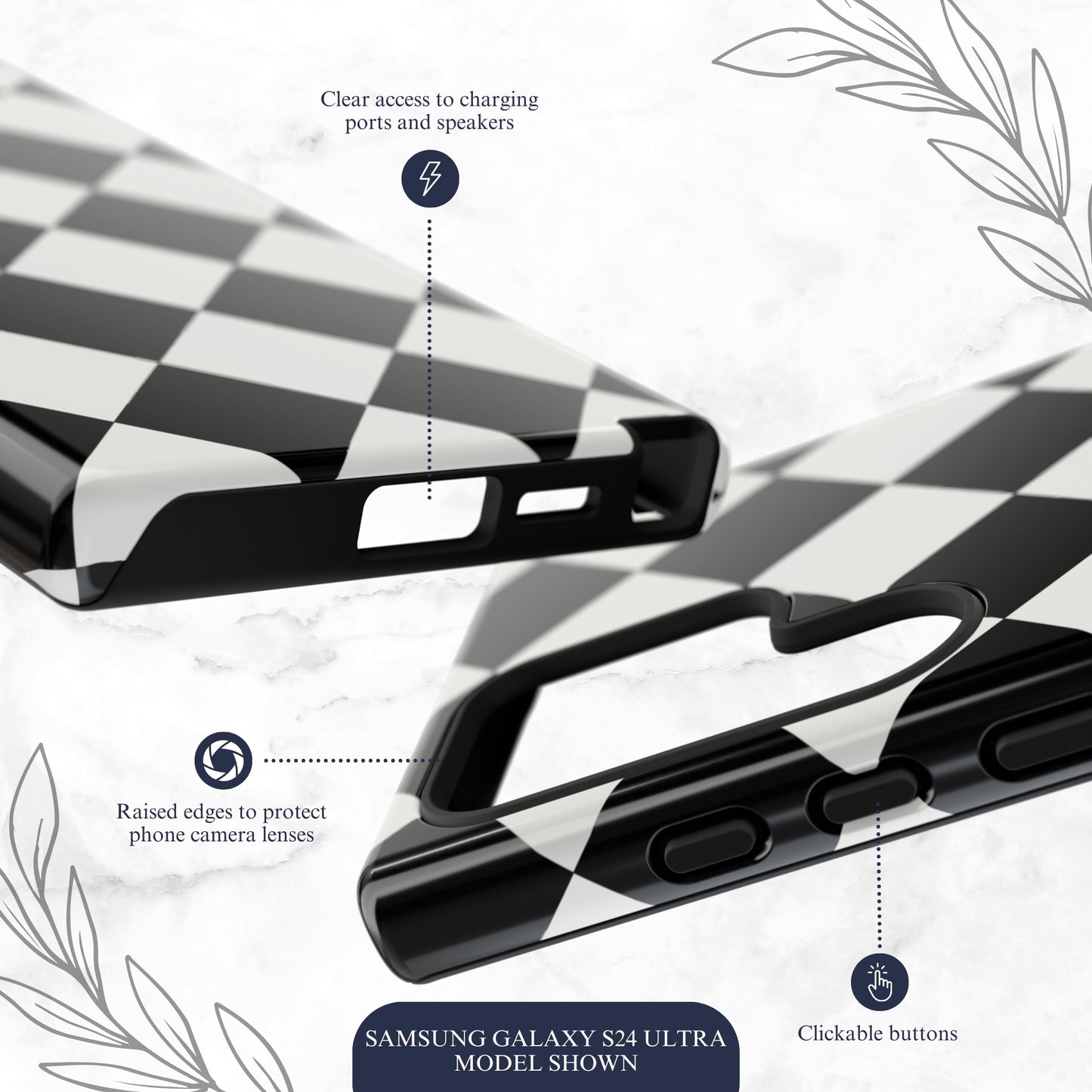 High Society - Samsung Galaxy Case Phone Case-aesthetic phone case-shockproof phone case-cute phone case-designer phone case-elegant phone case-luxury phone case-phone accessories-fashion accessory