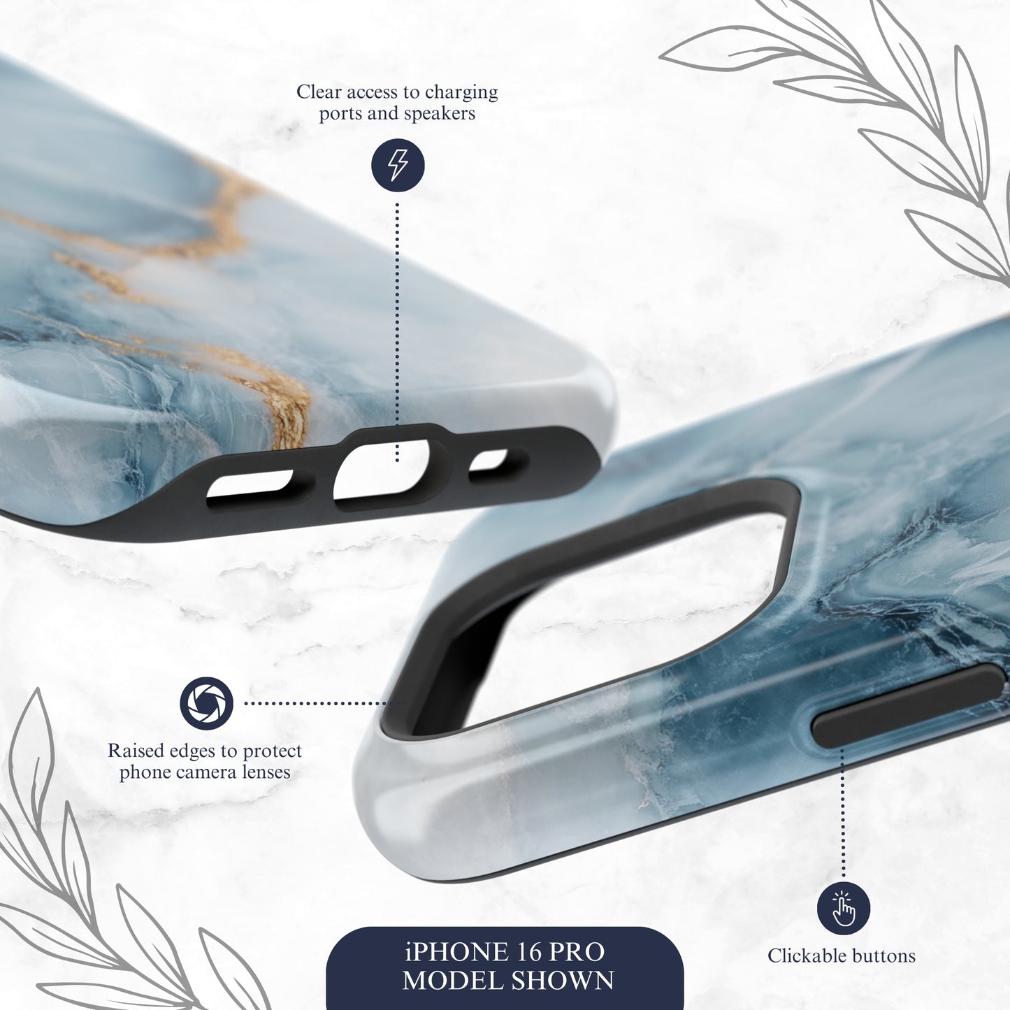Glacier - Magsafe iPhone Case Phone Case-aesthetic phone case-shockproof phone case-cute phone case-designer phone case-elegant phone case-luxury phone case-phone accessories-fashion accessory
