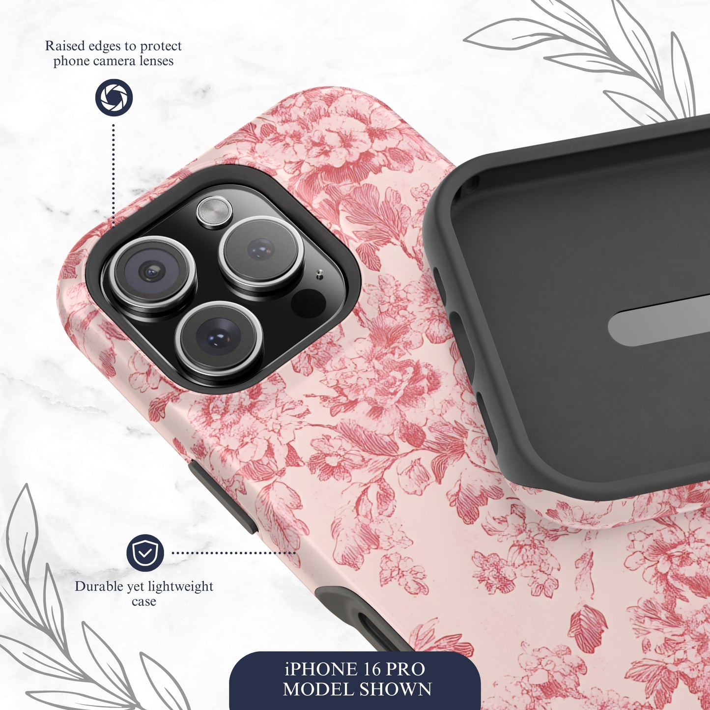 Ballet Toile - Magsafe iPhone Case Phone Case-aesthetic phone case-shockproof phone case-cute phone case-designer phone case-elegant phone case-luxury phone case-phone accessories-fashion accessory