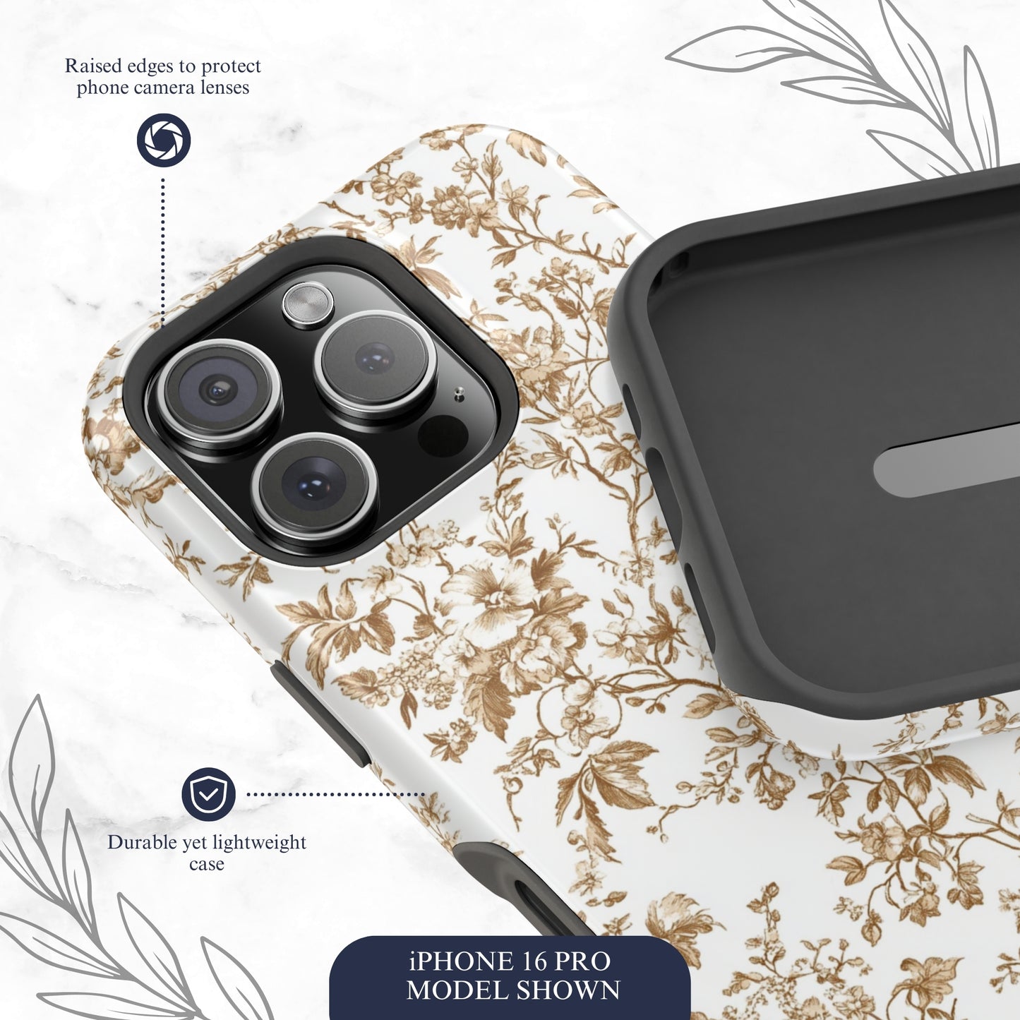 Clay Toile - Magsafe iPhone Case Phone Case-aesthetic phone case-shockproof phone case-cute phone case-designer phone case-elegant phone case-luxury phone case-phone accessories-fashion accessory