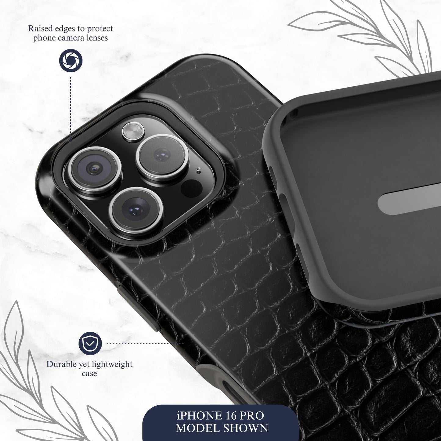 Black Viper - Magsafe iPhone Case Phone Case-aesthetic phone case-shockproof phone case-cute phone case-designer phone case-elegant phone case-luxury phone case-phone accessories-fashion accessory