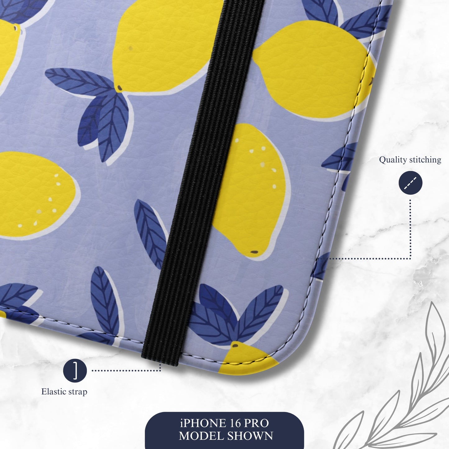 Almost Summer - iPhone Flip Case Wallet, Leather Folio Case Phone Case-aesthetic phone case-shockproof phone case-cute phone case-designer phone case-elegant phone case-luxury phone case-phone accessories-fashion accessory