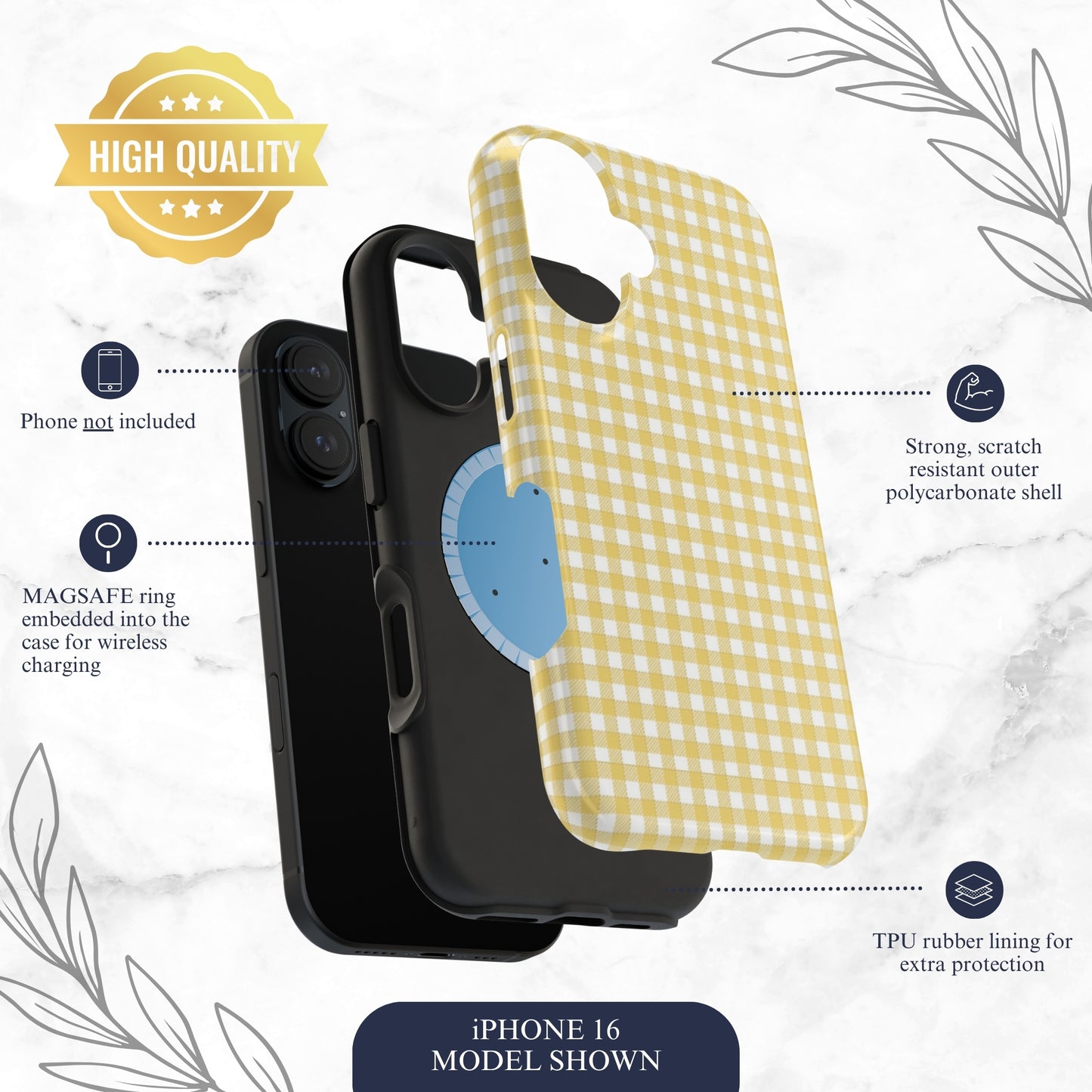 Lighthearted - Magsafe iPhone Case Phone Case-aesthetic phone case-shockproof phone case-cute phone case-designer phone case-elegant phone case-luxury phone case-phone accessories-fashion accessory