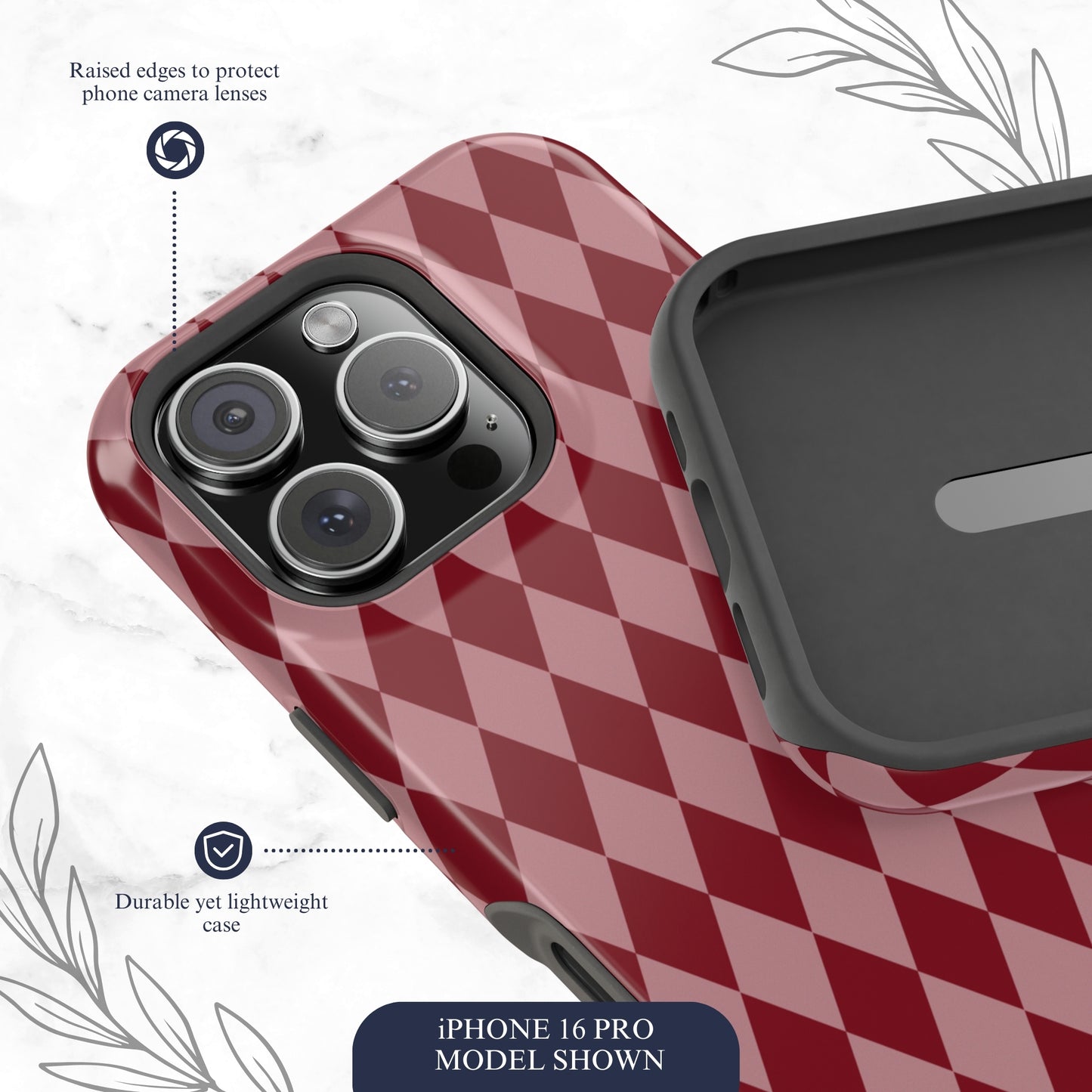 Cherry Jester - Magsafe iPhone Case Phone Case-aesthetic phone case-shockproof phone case-cute phone case-designer phone case-elegant phone case-luxury phone case-phone accessories-fashion accessory