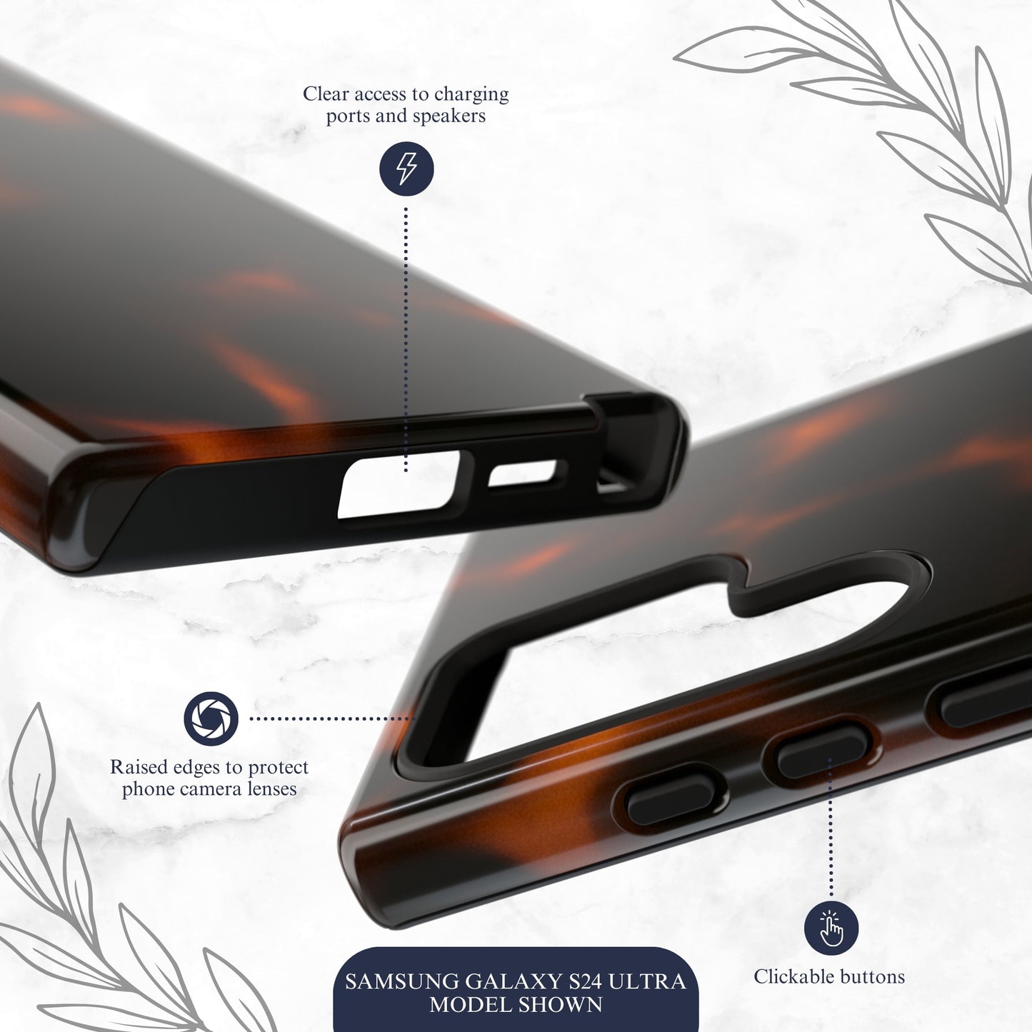Chestnut - Samsung Galaxy Case Phone Case-aesthetic phone case-shockproof phone case-cute phone case-designer phone case-elegant phone case-luxury phone case-phone accessories-fashion accessory
