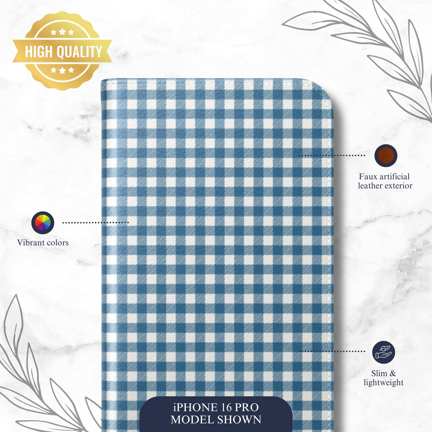 Garden Party - iPhone Flip Case Wallet, Leather Folio Case Phone Case-aesthetic phone case-shockproof phone case-cute phone case-designer phone case-elegant phone case-luxury phone case-phone accessories-fashion accessory