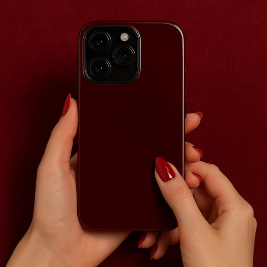 Burgundy - Magsafe iPhone Case Phone Case-aesthetic phone case-shockproof phone case-cute phone case-designer phone case-elegant phone case-luxury phone case-phone accessories-fashion accessory