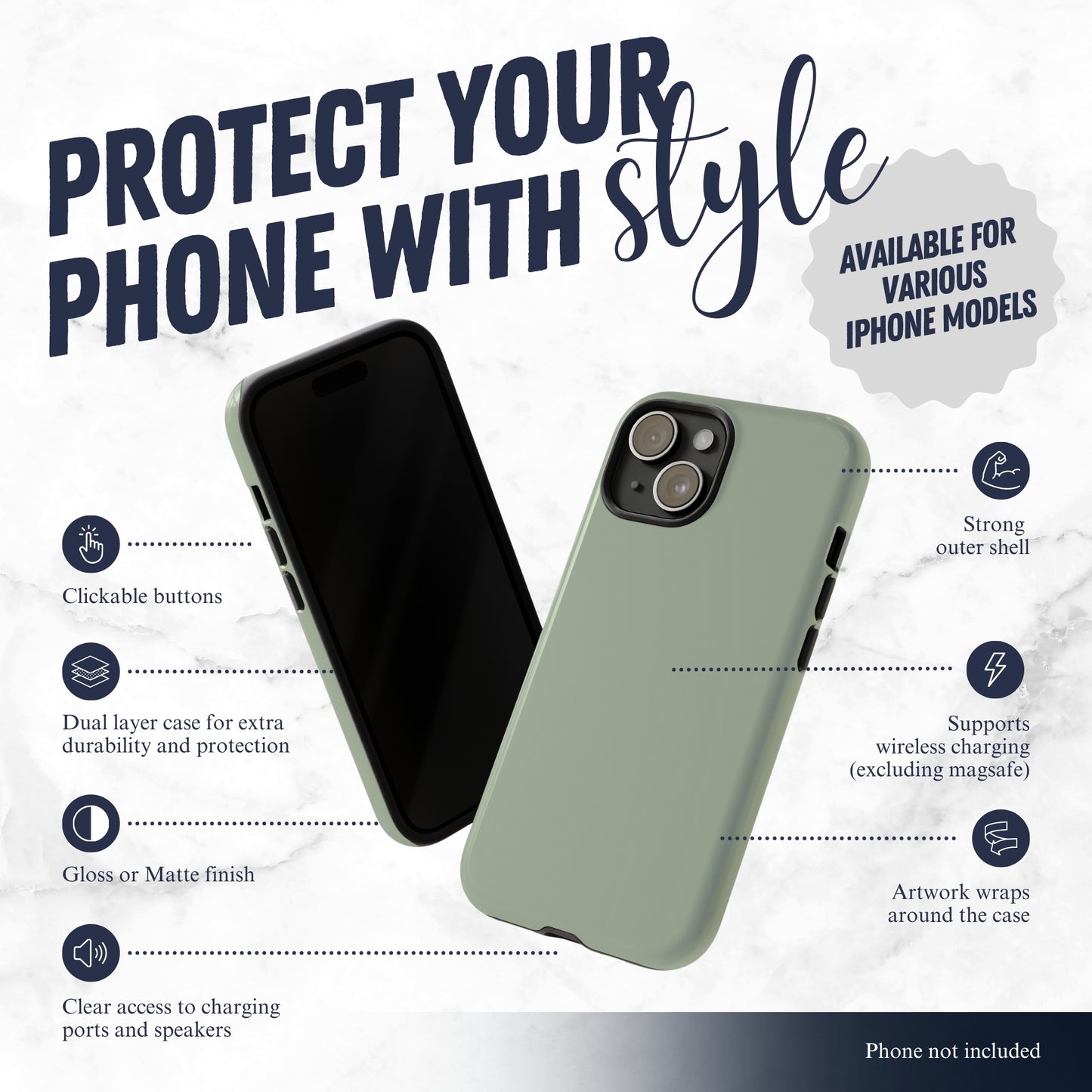 Calm - iPhone Case