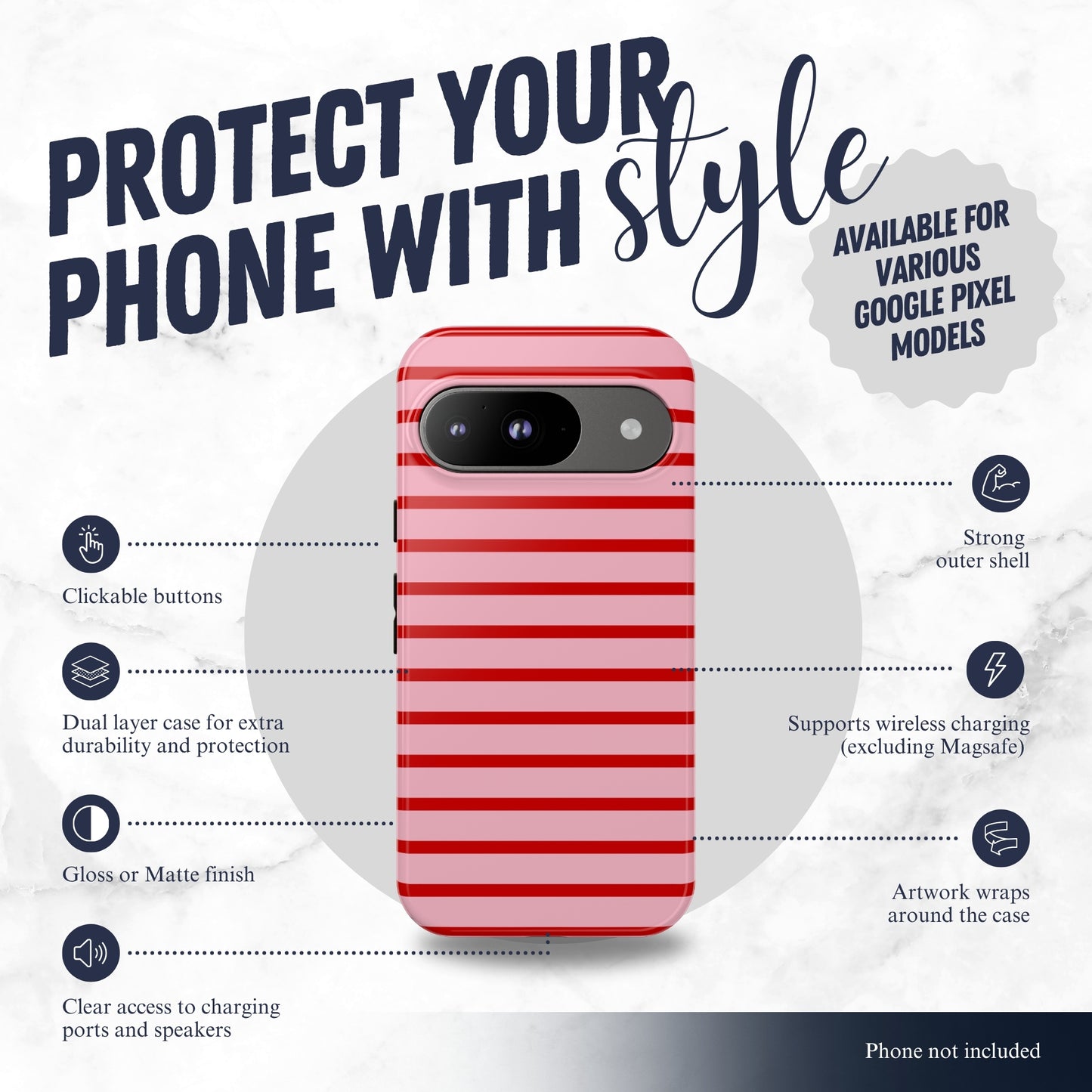 Candy Stripes - Google Pixel Case