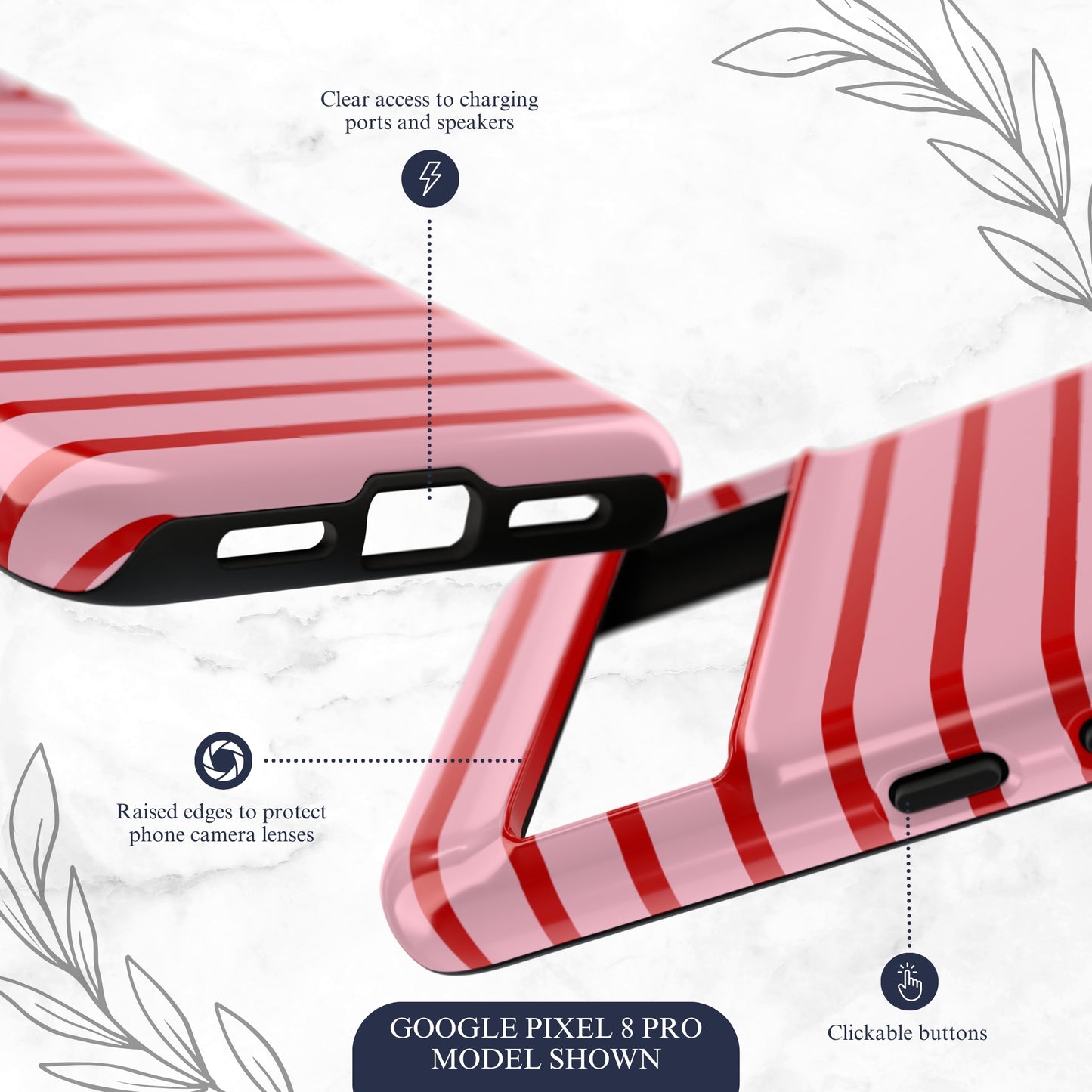 Candy Stripes - Google Pixel Case