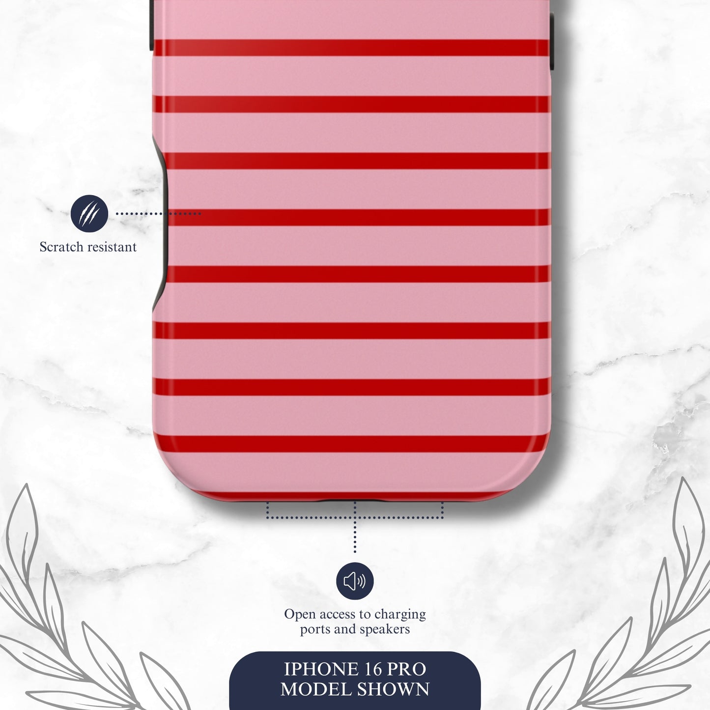 Candy Stripes - Magsafe iPhone Case
