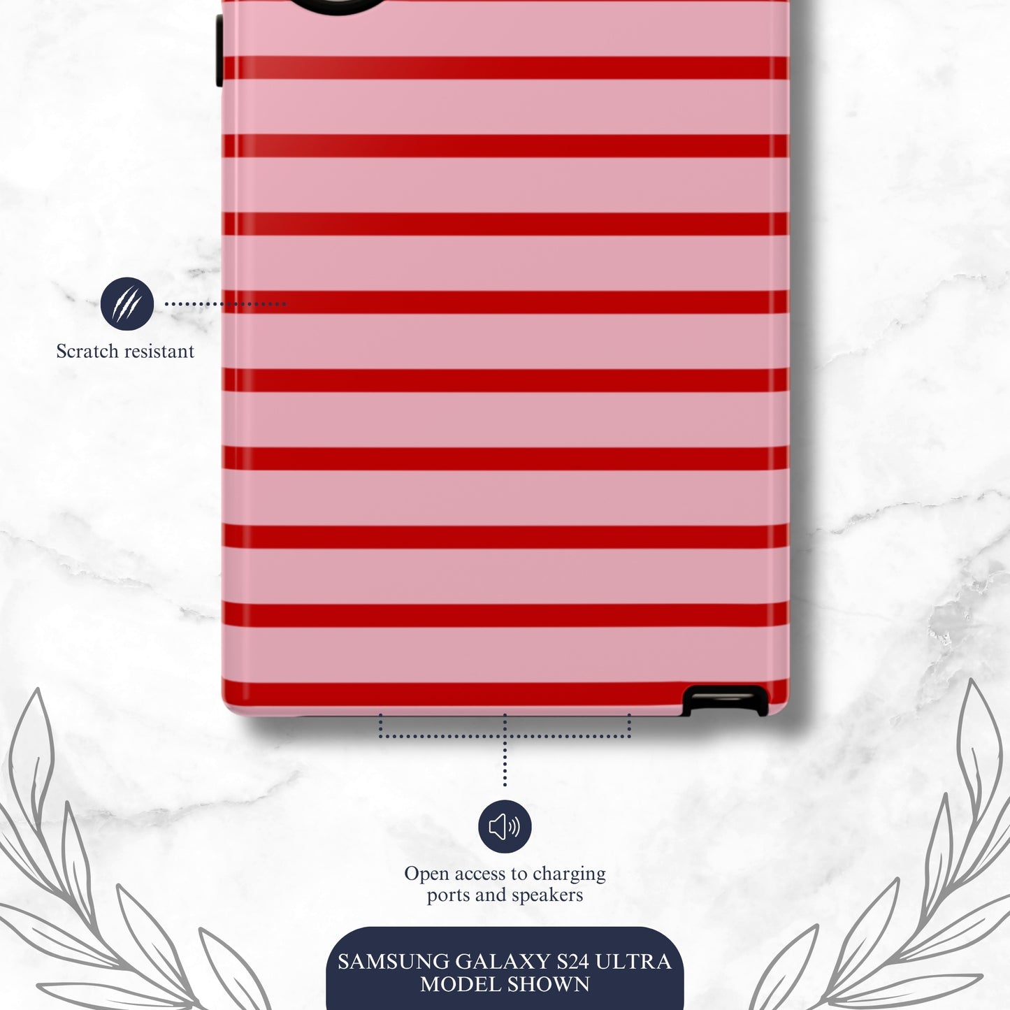 Candy Stripes - Samsung Galaxy Case