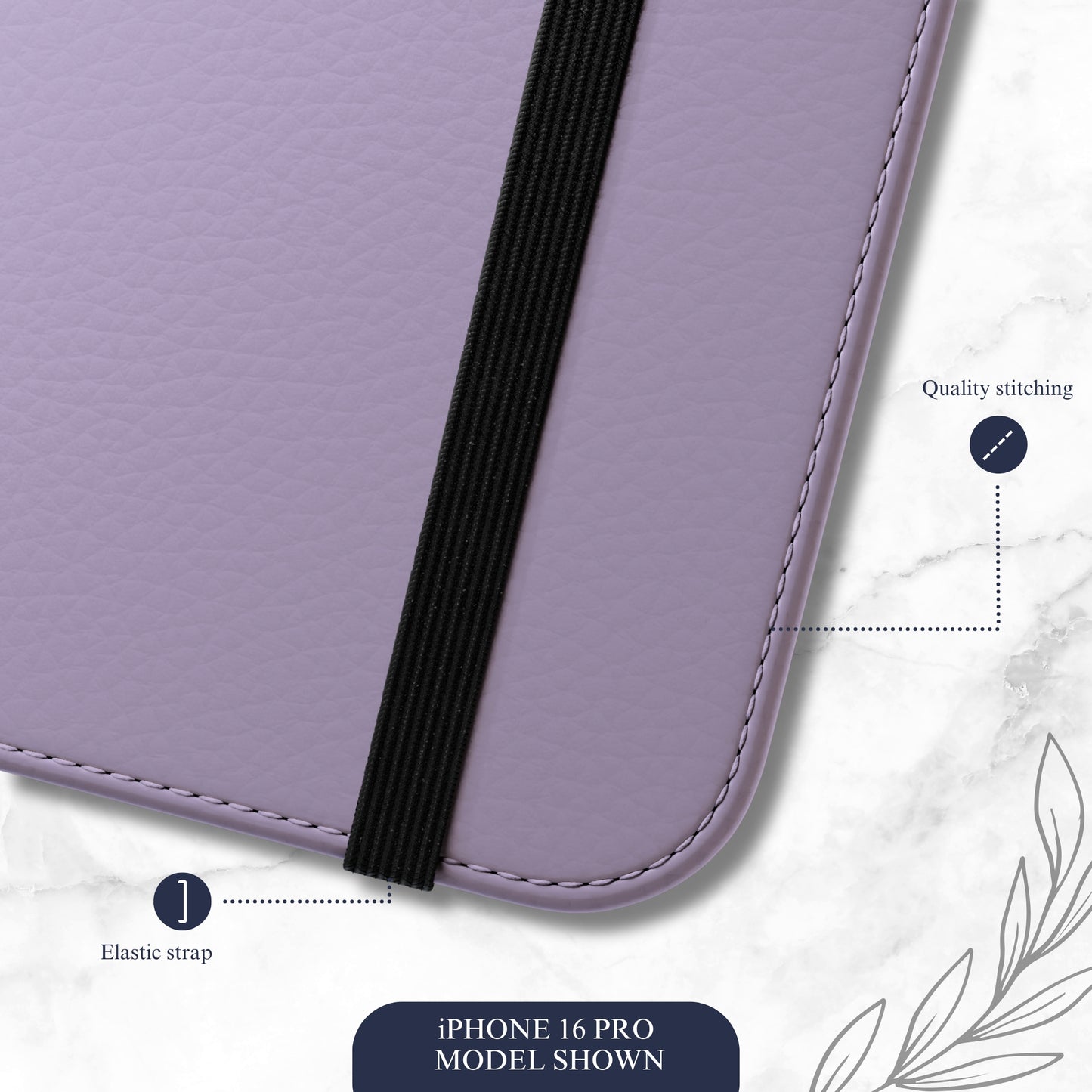 Dream - iPhone Flip Case Wallet, Leather Folio Case