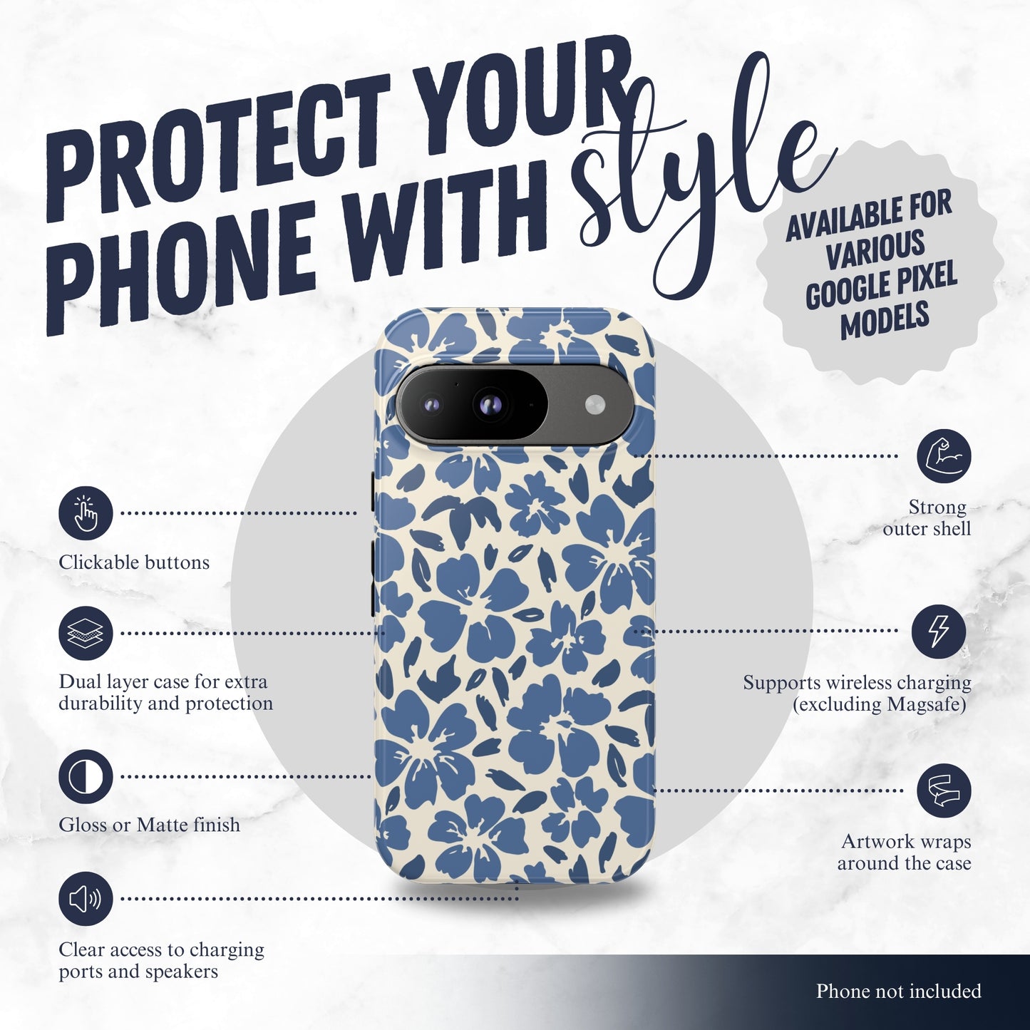 Freshly Picked - Google Pixel Case Phone Case-aesthetic phone case-shockproof phone case-cute phone case-designer phone case-elegant phone case-luxury phone case-phone accessories-fashion accessory
