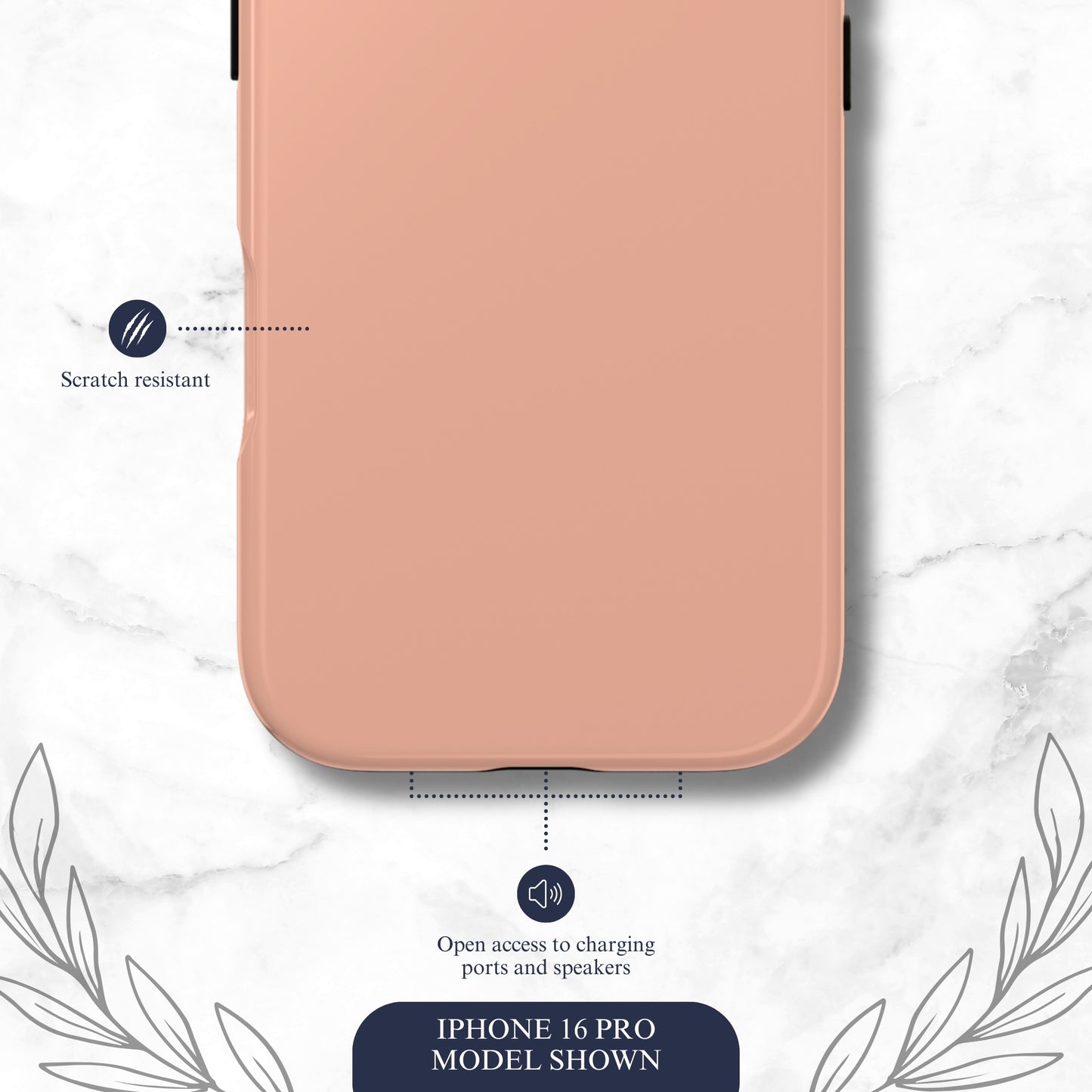 Peachy - iPhone Case Phone Case-aesthetic phone case-shockproof phone case-cute phone case-designer phone case-elegant phone case-luxury phone case-phone accessories-fashion accessory