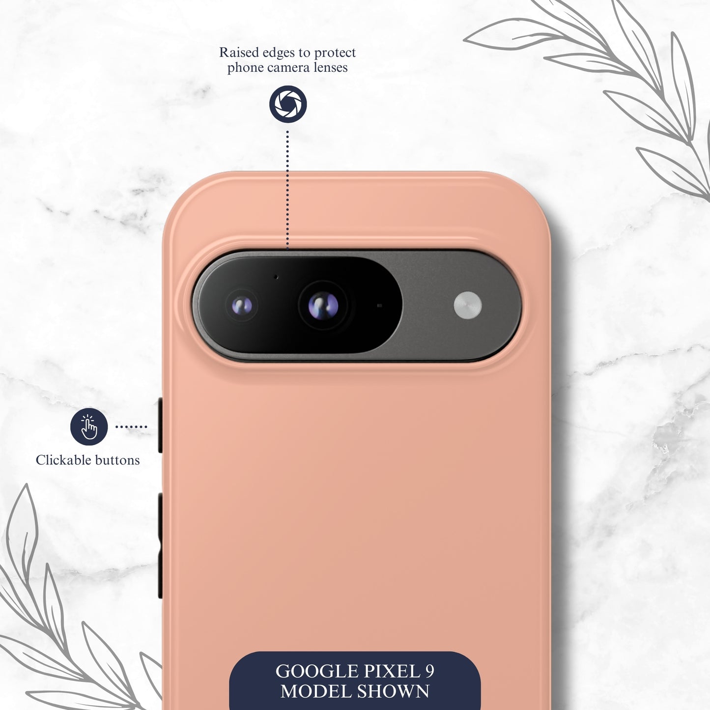 Peachy - Google Pixel Case Phone Case-aesthetic phone case-shockproof phone case-cute phone case-designer phone case-elegant phone case-luxury phone case-phone accessories-fashion accessory