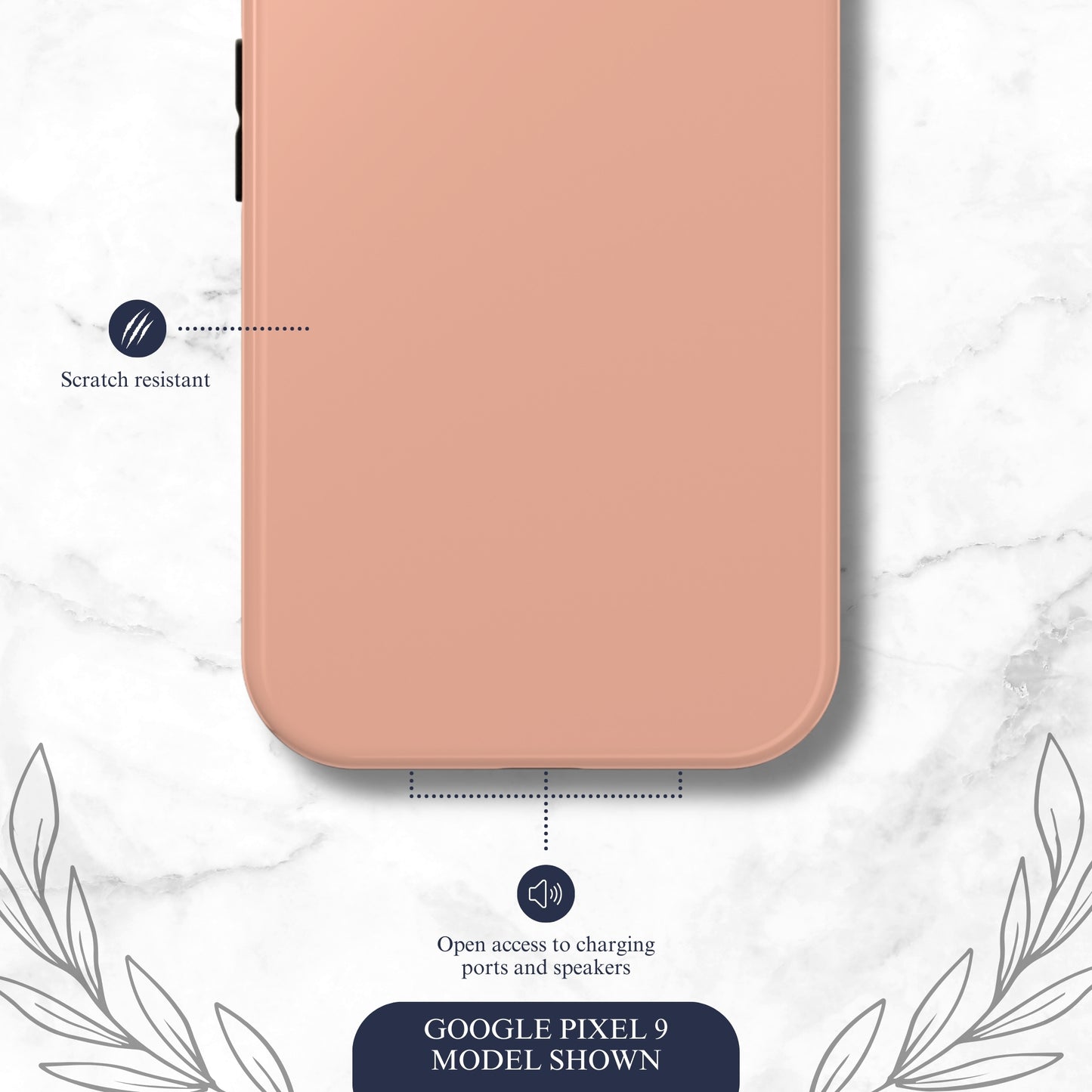 Peachy - Google Pixel Case Phone Case-aesthetic phone case-shockproof phone case-cute phone case-designer phone case-elegant phone case-luxury phone case-phone accessories-fashion accessory