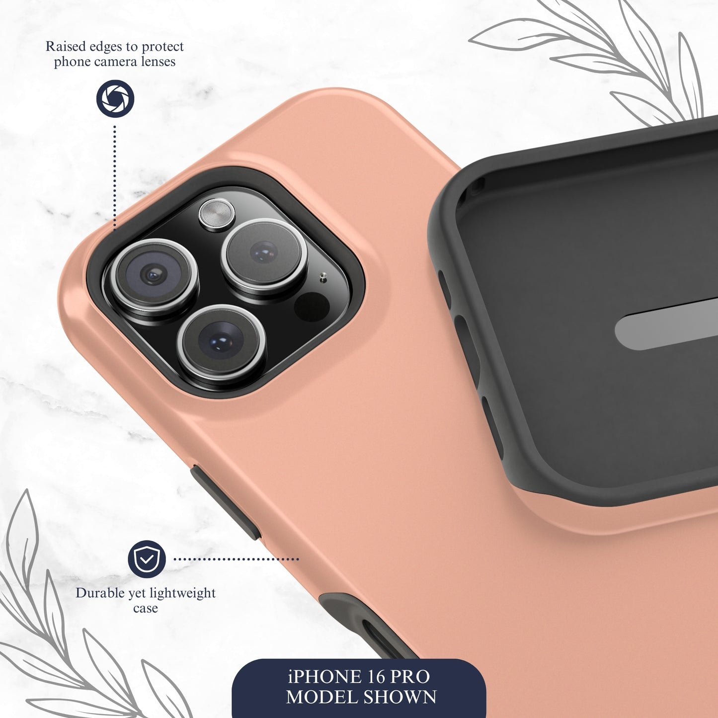 Peachy - Magsafe iPhone Case Phone Case-aesthetic phone case-shockproof phone case-cute phone case-designer phone case-elegant phone case-luxury phone case-phone accessories-fashion accessory