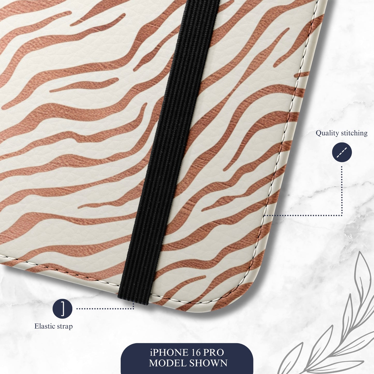 Pearl - iPhone Flip Case Wallet, Leather Folio Case Phone Case-aesthetic phone case-shockproof phone case-cute phone case-designer phone case-elegant phone case-luxury phone case-phone accessories-fashion accessory