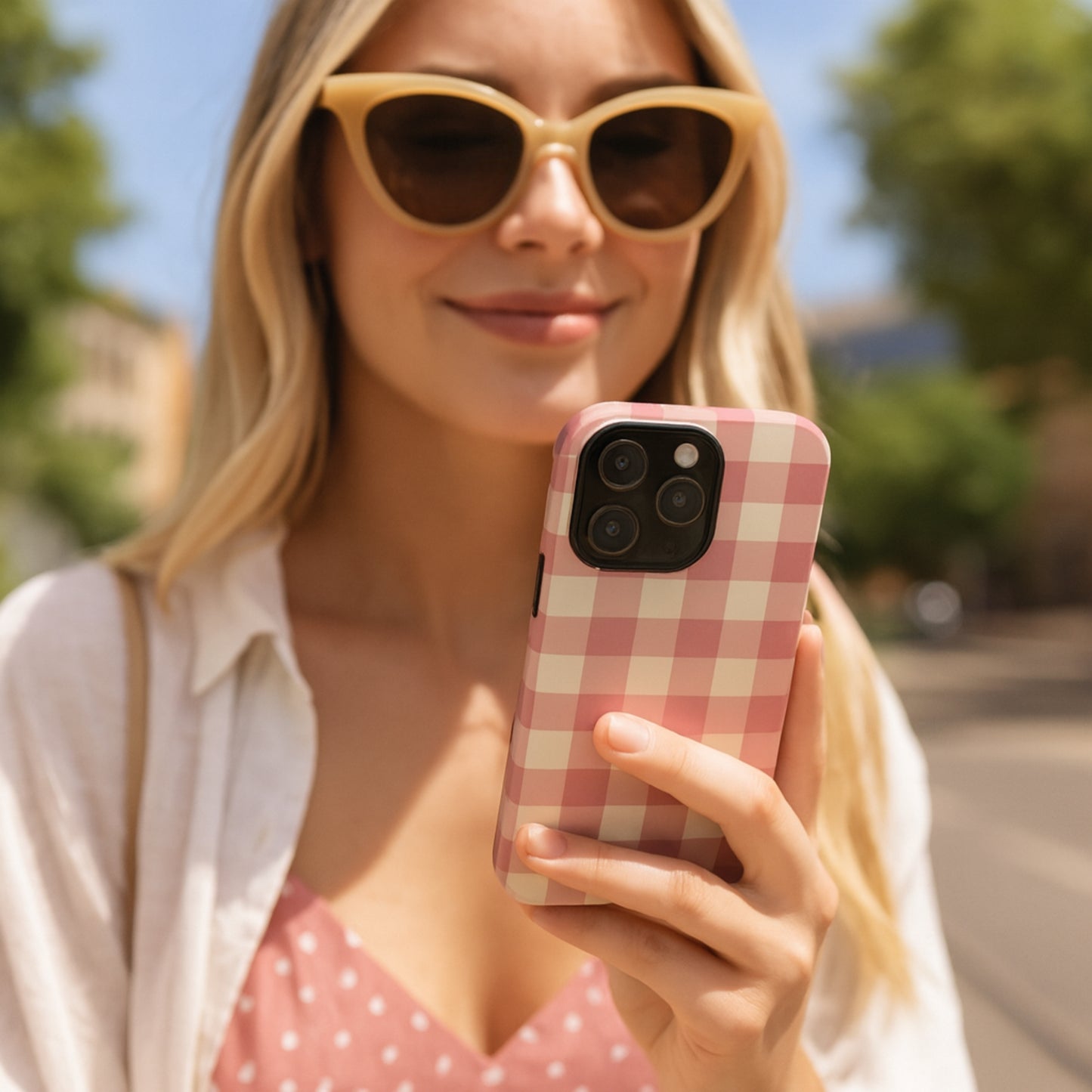 Pretty Pink - iPhone Case Phone Case-aesthetic phone case-shockproof phone case-cute phone case-designer phone case-elegant phone case-luxury phone case-phone accessories-fashion accessory