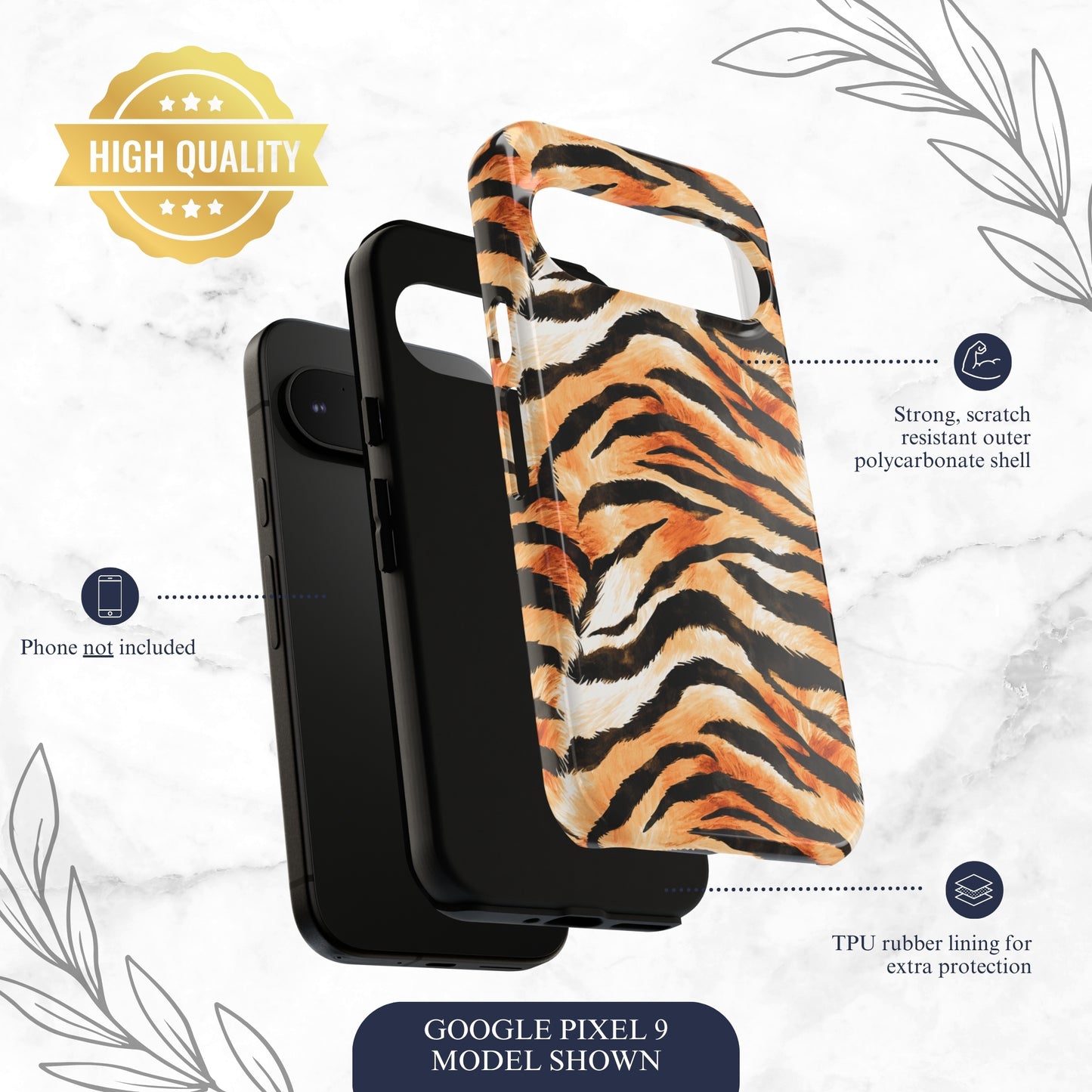 Barely Tamed - Google Pixel Case Phone Case-aesthetic phone case-shockproof phone case-cute phone case-designer phone case-elegant phone case-luxury phone case-phone accessories-fashion accessory