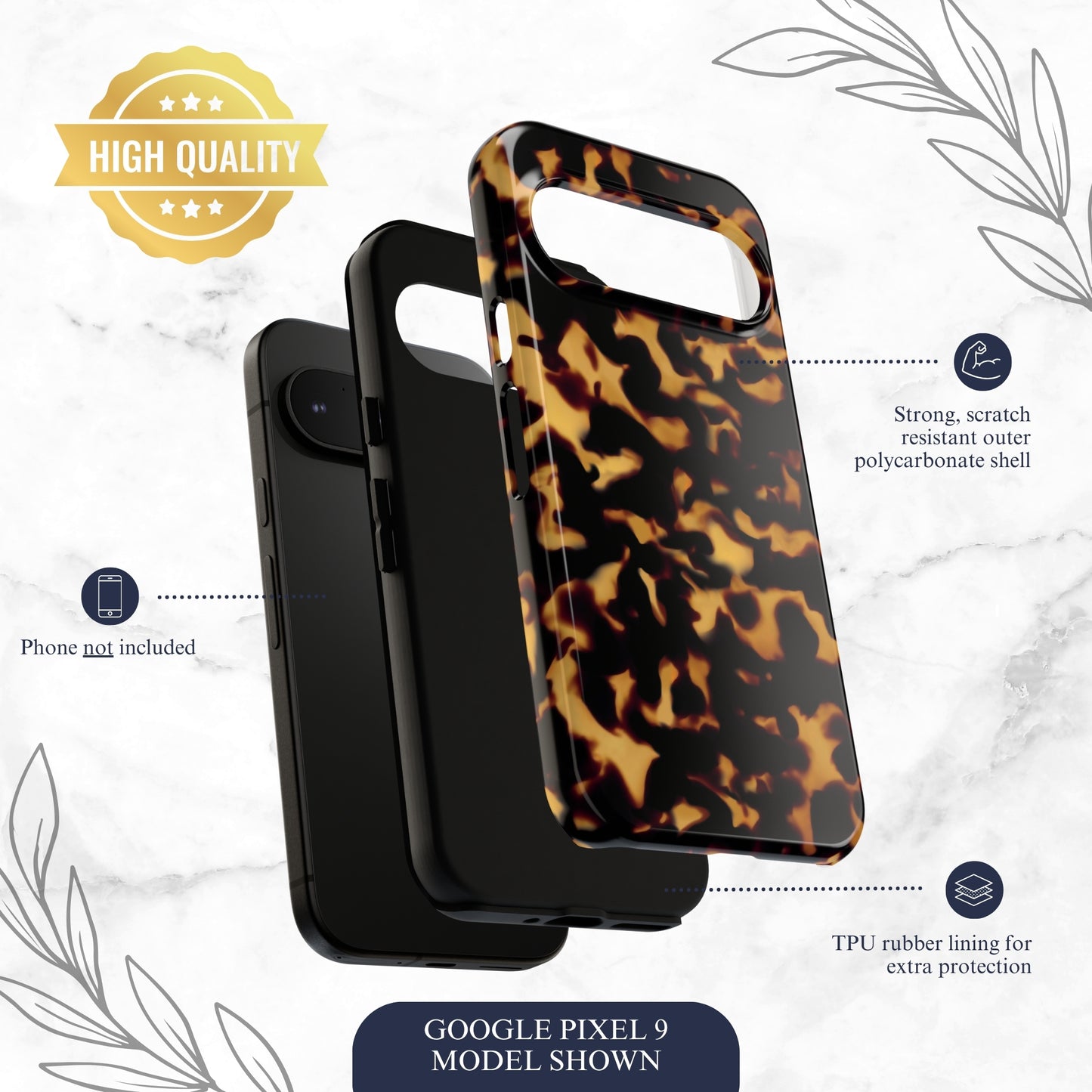 Burnt Honey - Google Pixel Case Phone Case-aesthetic phone case-shockproof phone case-cute phone case-designer phone case-elegant phone case-luxury phone case-phone accessories-fashion accessory