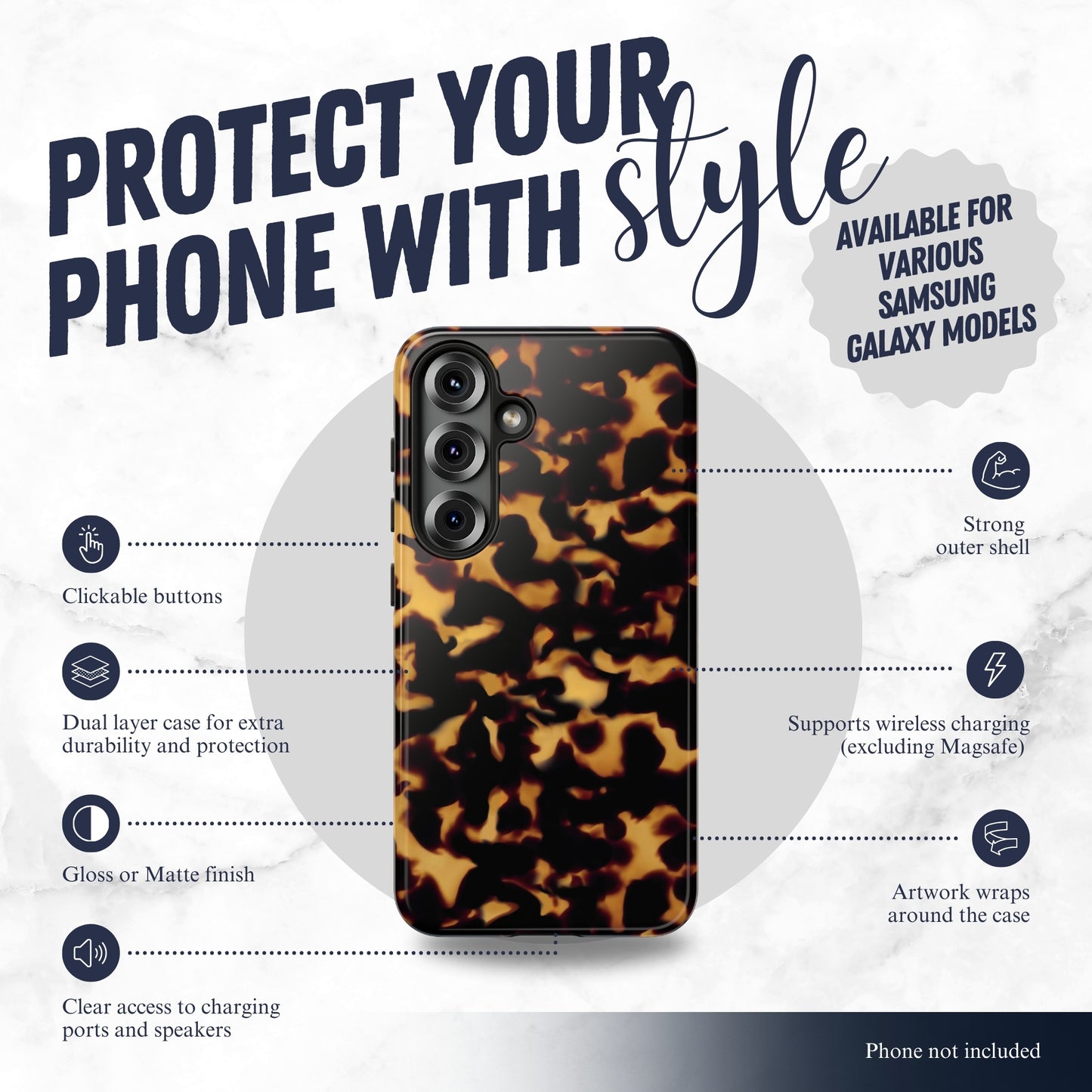 Burnt Honey - Samsung Galaxy Case Phone Case-aesthetic phone case-shockproof phone case-cute phone case-designer phone case-elegant phone case-luxury phone case-phone accessories-fashion accessory