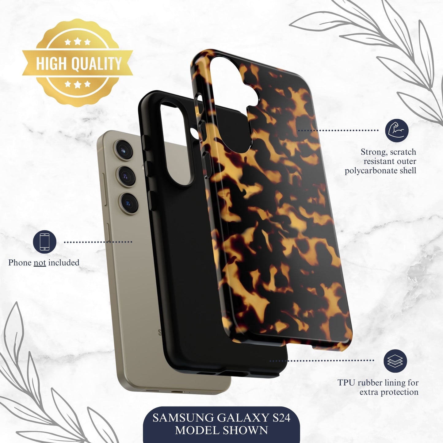 Burnt Honey - Samsung Galaxy Case Phone Case-aesthetic phone case-shockproof phone case-cute phone case-designer phone case-elegant phone case-luxury phone case-phone accessories-fashion accessory