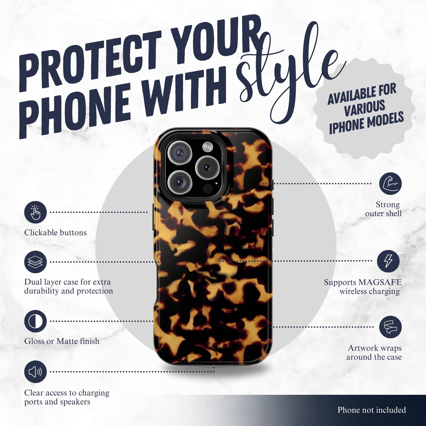Burnt Honey - Magsafe iPhone Case Phone Case-aesthetic phone case-shockproof phone case-cute phone case-designer phone case-elegant phone case-luxury phone case-phone accessories-fashion accessory