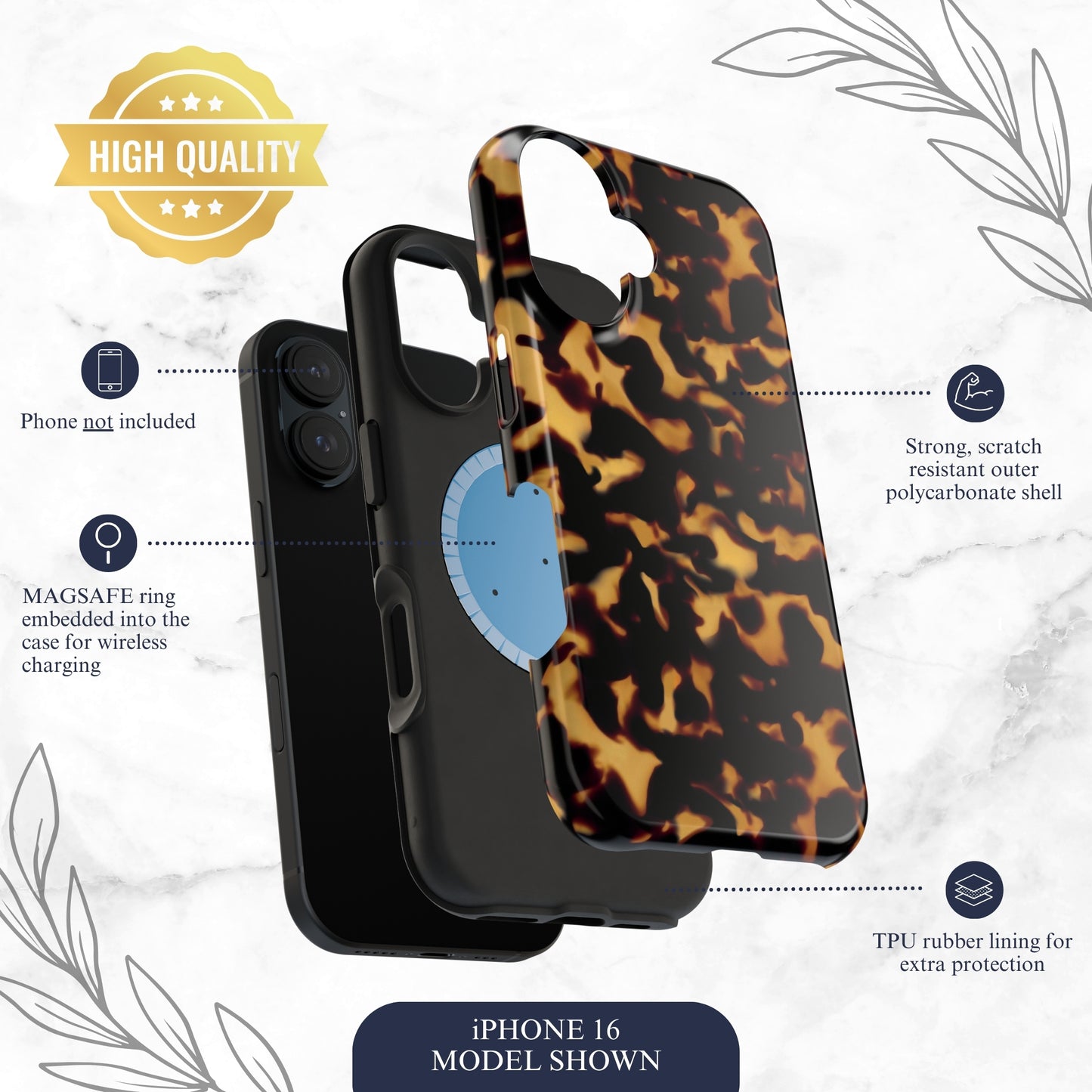 Burnt Honey - Magsafe iPhone Case Phone Case-aesthetic phone case-shockproof phone case-cute phone case-designer phone case-elegant phone case-luxury phone case-phone accessories-fashion accessory