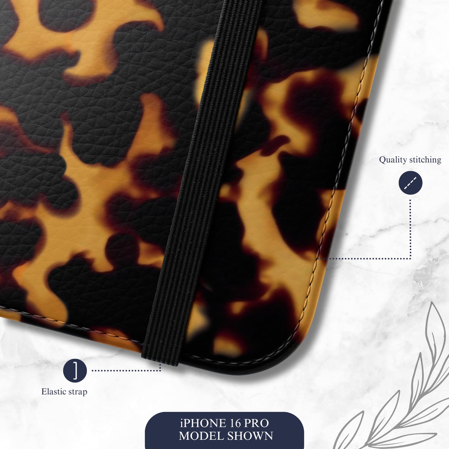 Burnt Honey - iPhone Flip Case Wallet, Leather Folio Case Phone Case-aesthetic phone case-shockproof phone case-cute phone case-designer phone case-elegant phone case-luxury phone case-phone accessories-fashion accessory