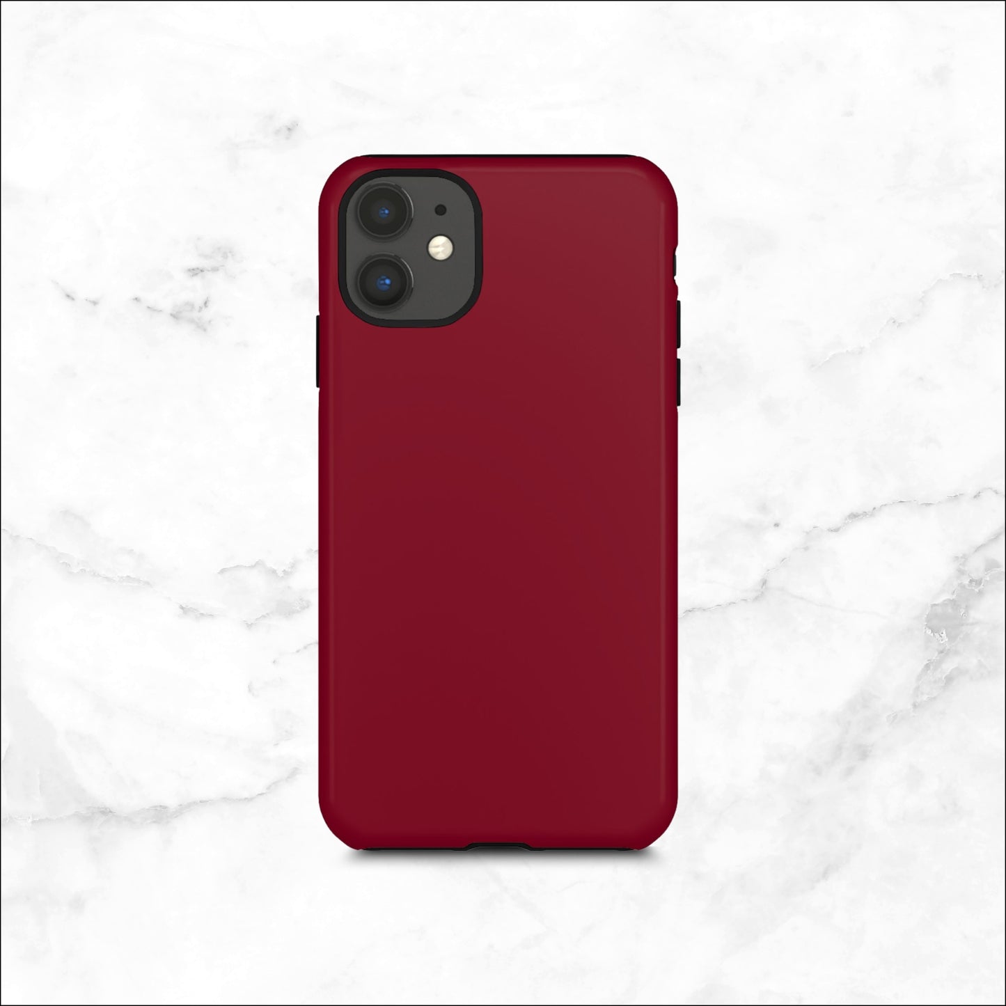 Burgundy - iPhone Case