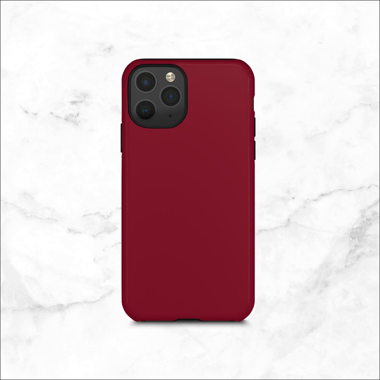 Burgundy - iPhone Case