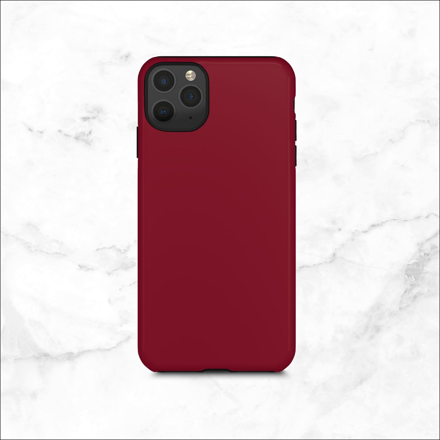 Burgundy - iPhone Case