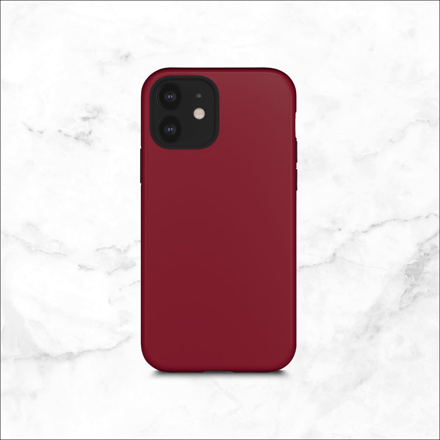 Burgundy - iPhone Case