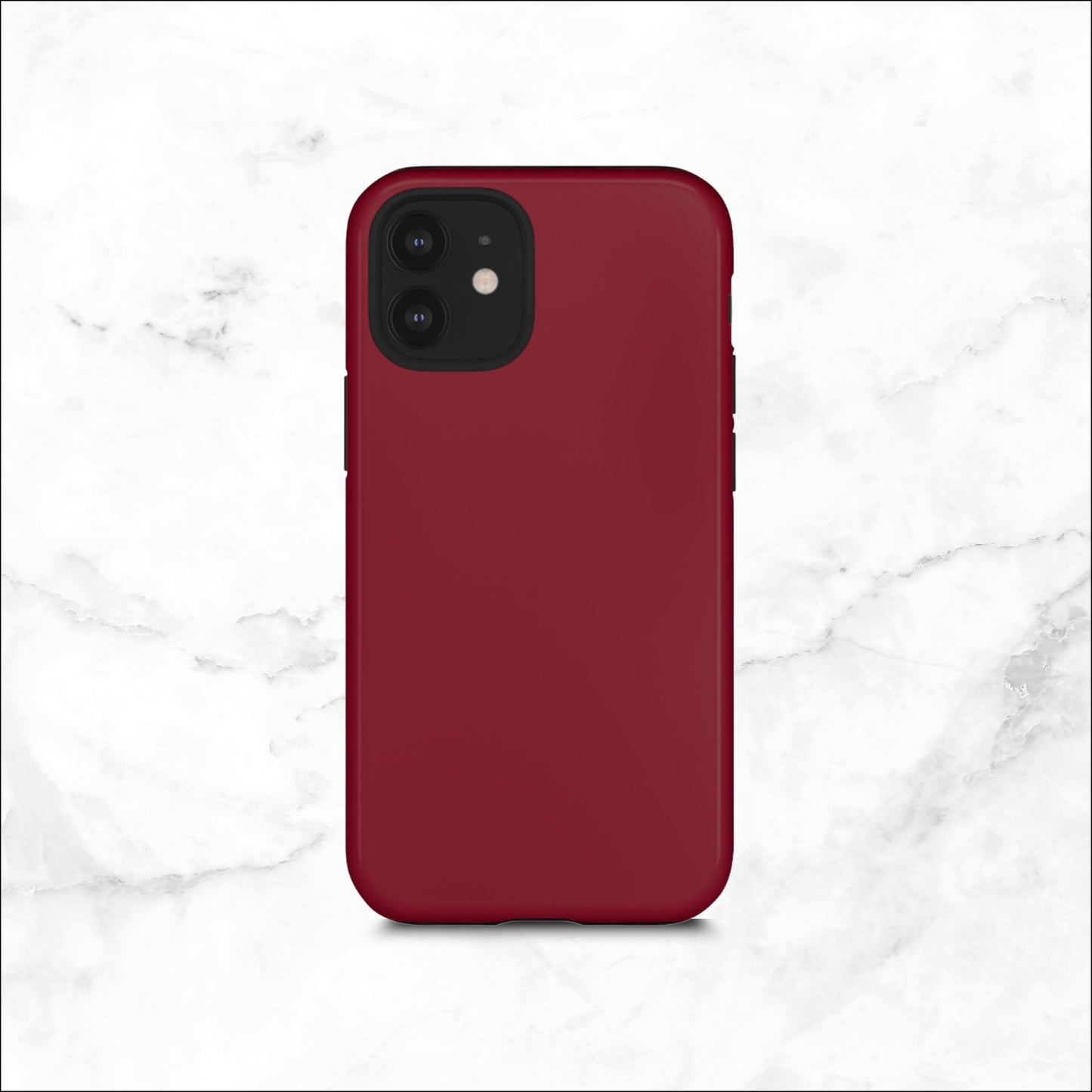 Burgundy - iPhone Case