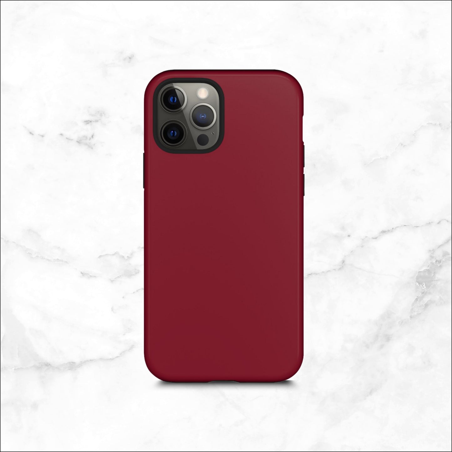 Burgundy - iPhone Case