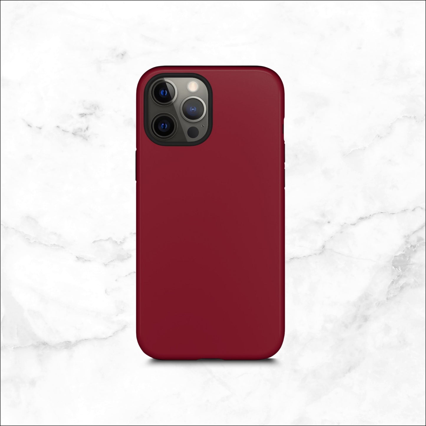 Burgundy - iPhone Case