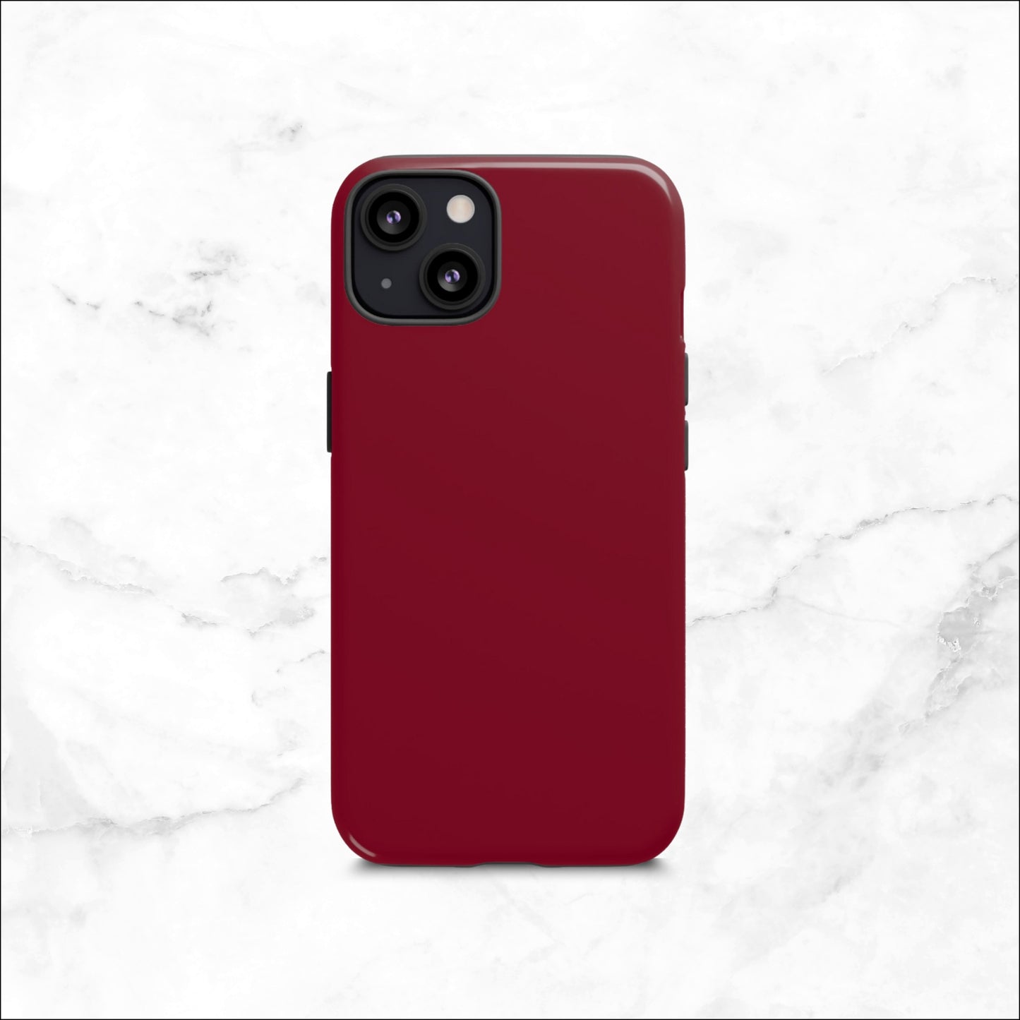 Burgundy - iPhone Case